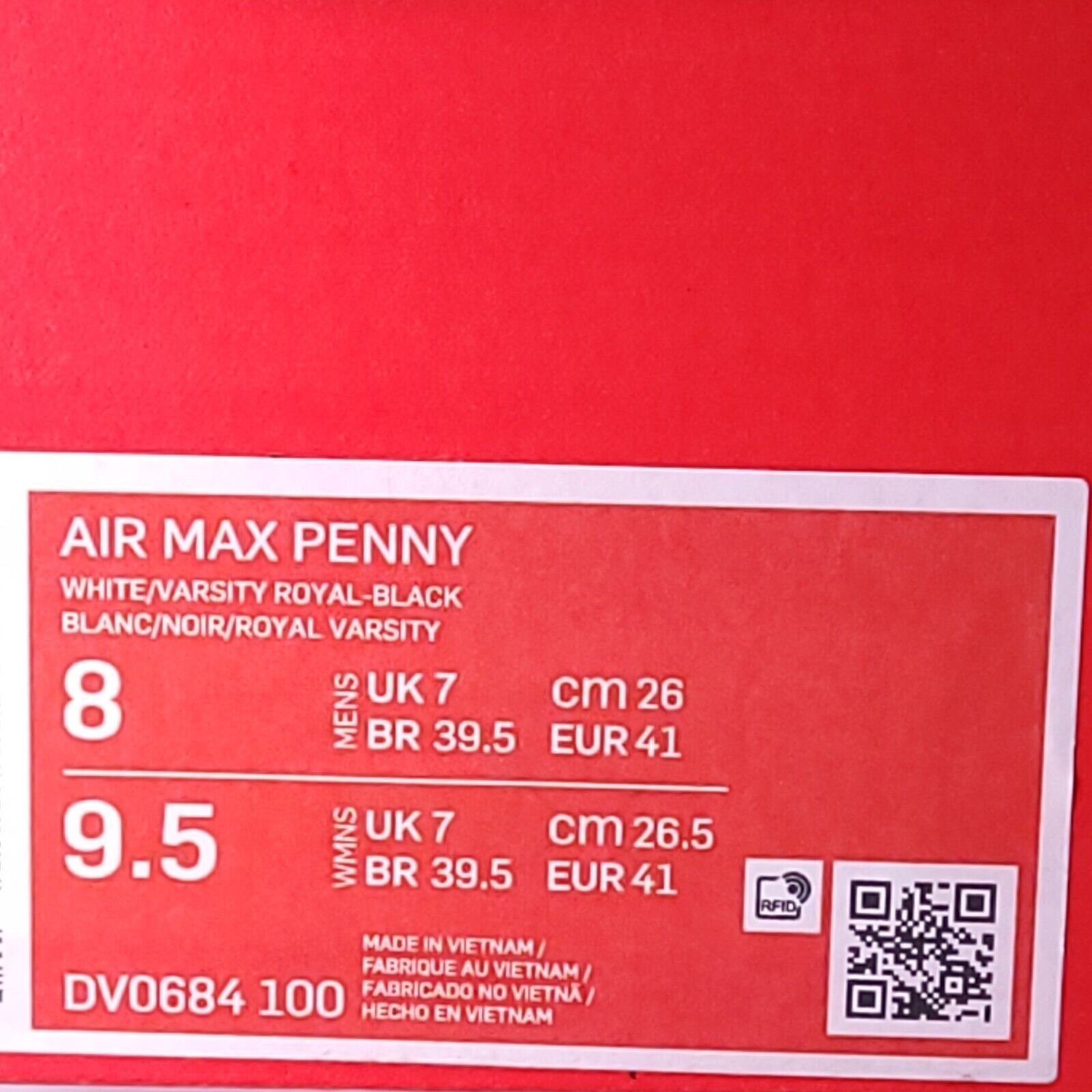 Nike Nike Air Max Penny Athletic Shoe Men Size 8 DV0684-100 White Size US 8 / EU 41 - 9 Thumbnail