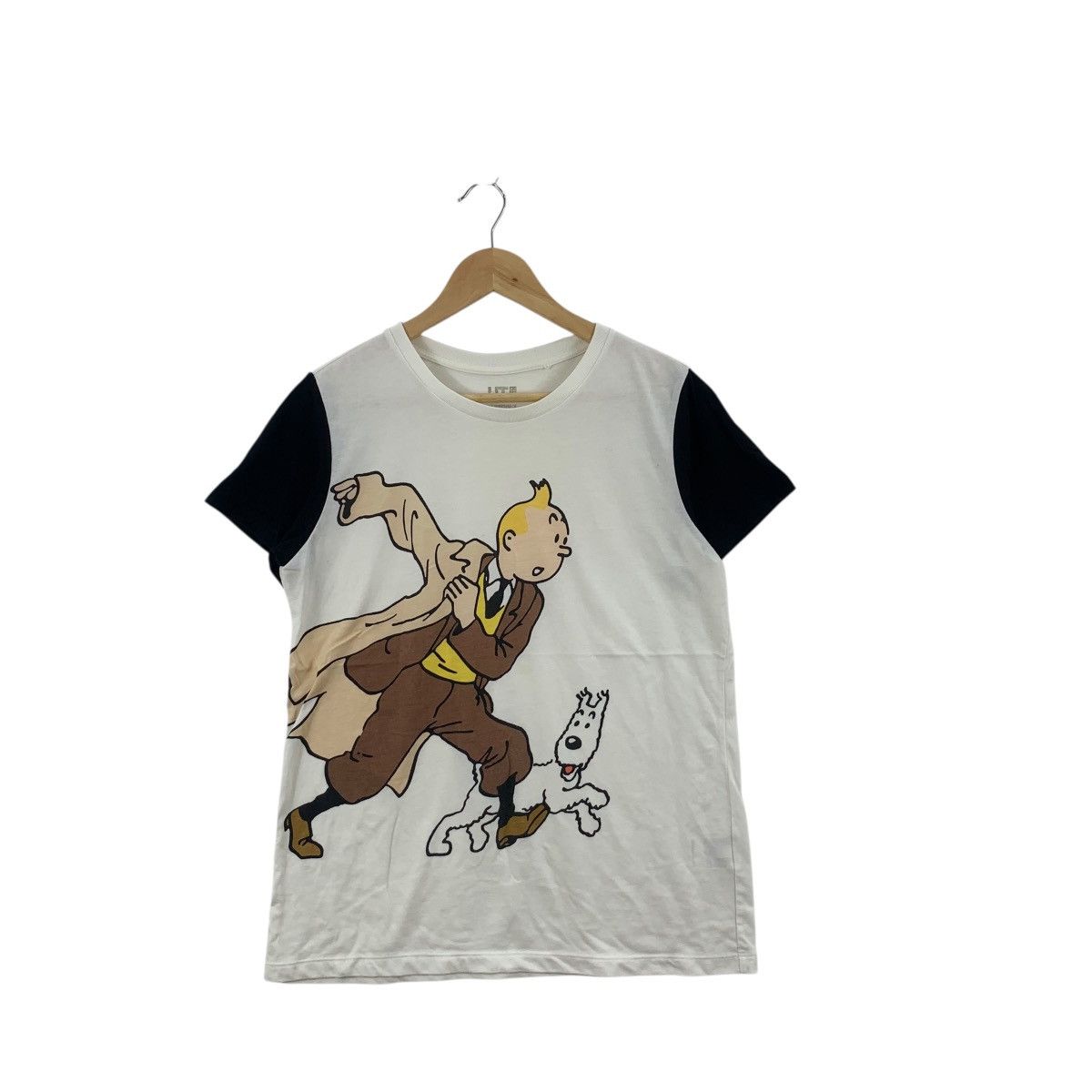 Uniqlo UNIQLO x TINTIN CARTOON Les Aventures Adventures Tee Shirt Size US M / EU 48-50 / 2 - 3 Thumbnail