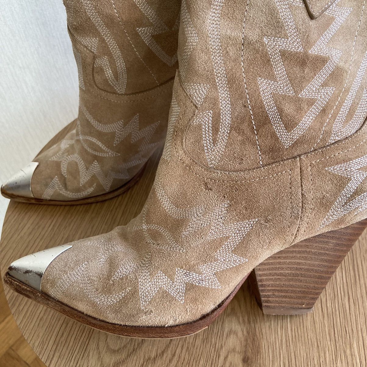 Cowboy Equipment 📌 Crazy Lola Cruz Y2K Cowboy Boots Size US 8 / IT 38 - 6 Thumbnail