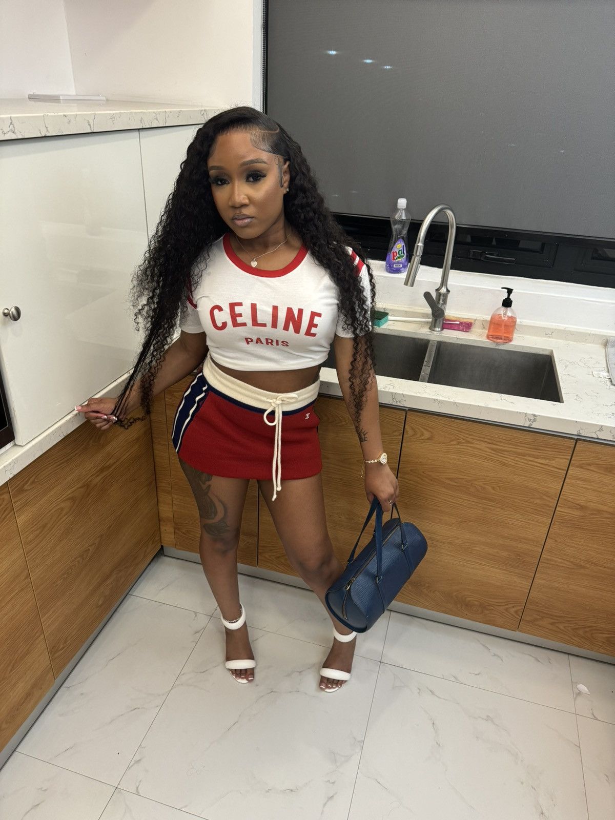 Celine Celine knit mini skirt Size 26" / US 2 / IT 38 - 5 Thumbnail
