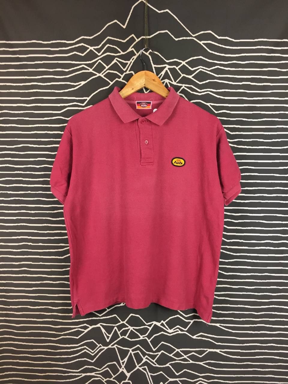 Vintage Vtg Audi Classic German Motorsport Boxy Fit Polo Shirt Size US L / EU 52-54 / 3 - 2 Thumbnail