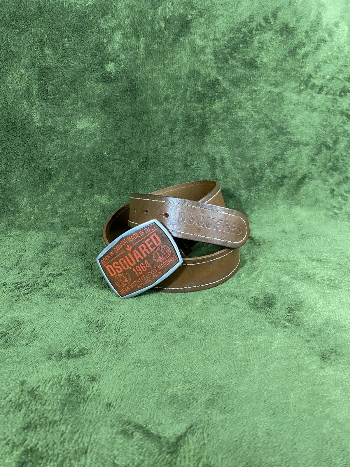 Dsquared2 Dsquared2 brown leather belt Size 34 - 10 Thumbnail