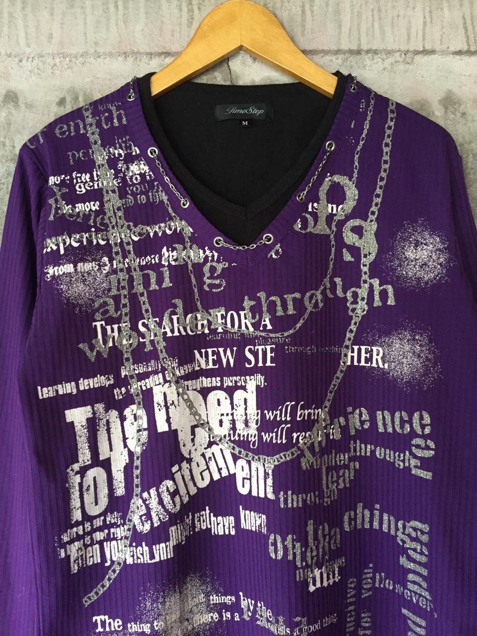 If Six Was Nine × Japanese Brand × Le Grande Bleu (L.G.B.) TIME STEP DOUBLE LAYER POEM LONG SLEEVE Size US L / EU 52-54 / 3 - 3 Thumbnail