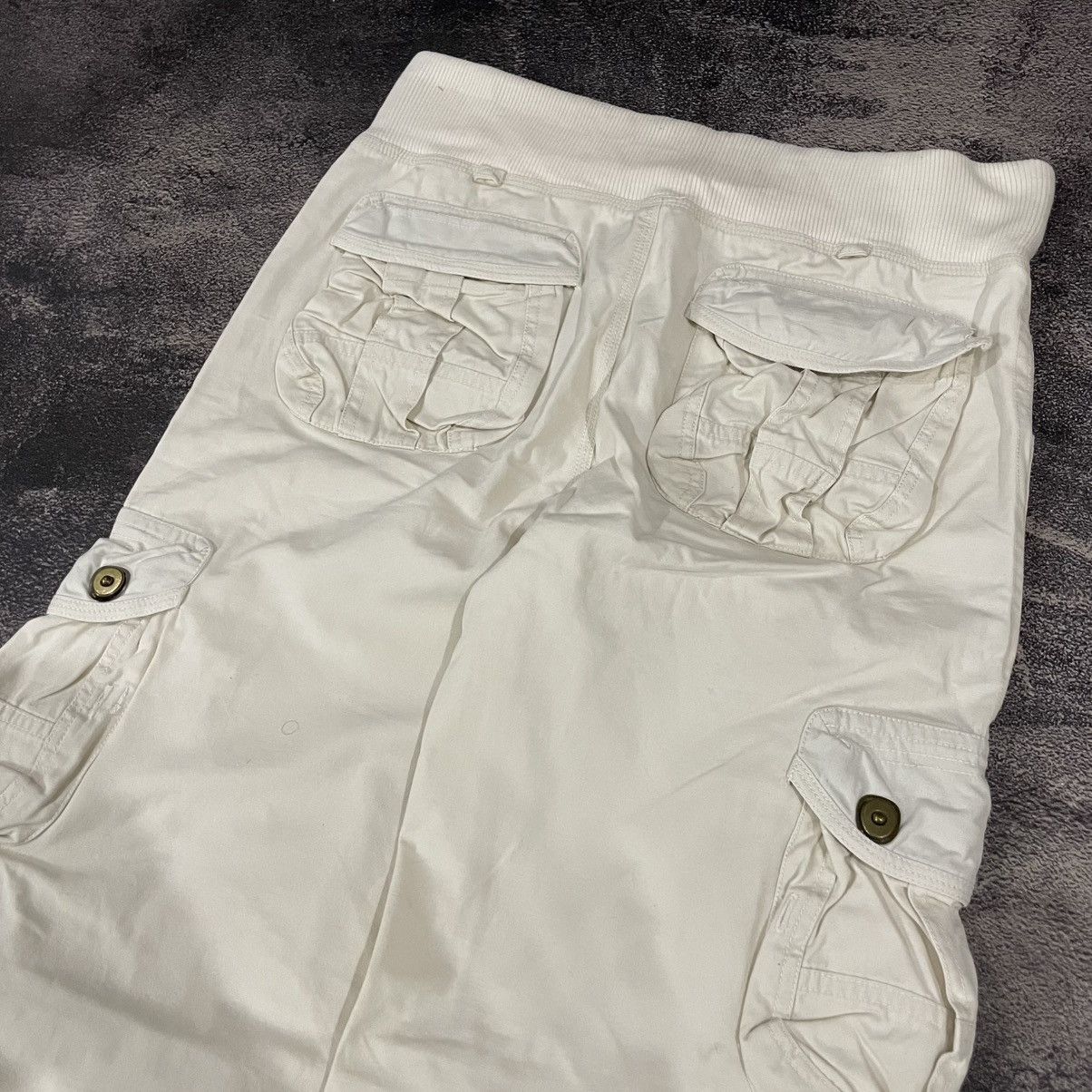 If Six Was Nine × Japanese Brand × Le Grande Bleu (L.G.B.) Vintage White Cargo Pants – Y2K GOA Style Size US 34 / EU 50 - 5 Thumbnail