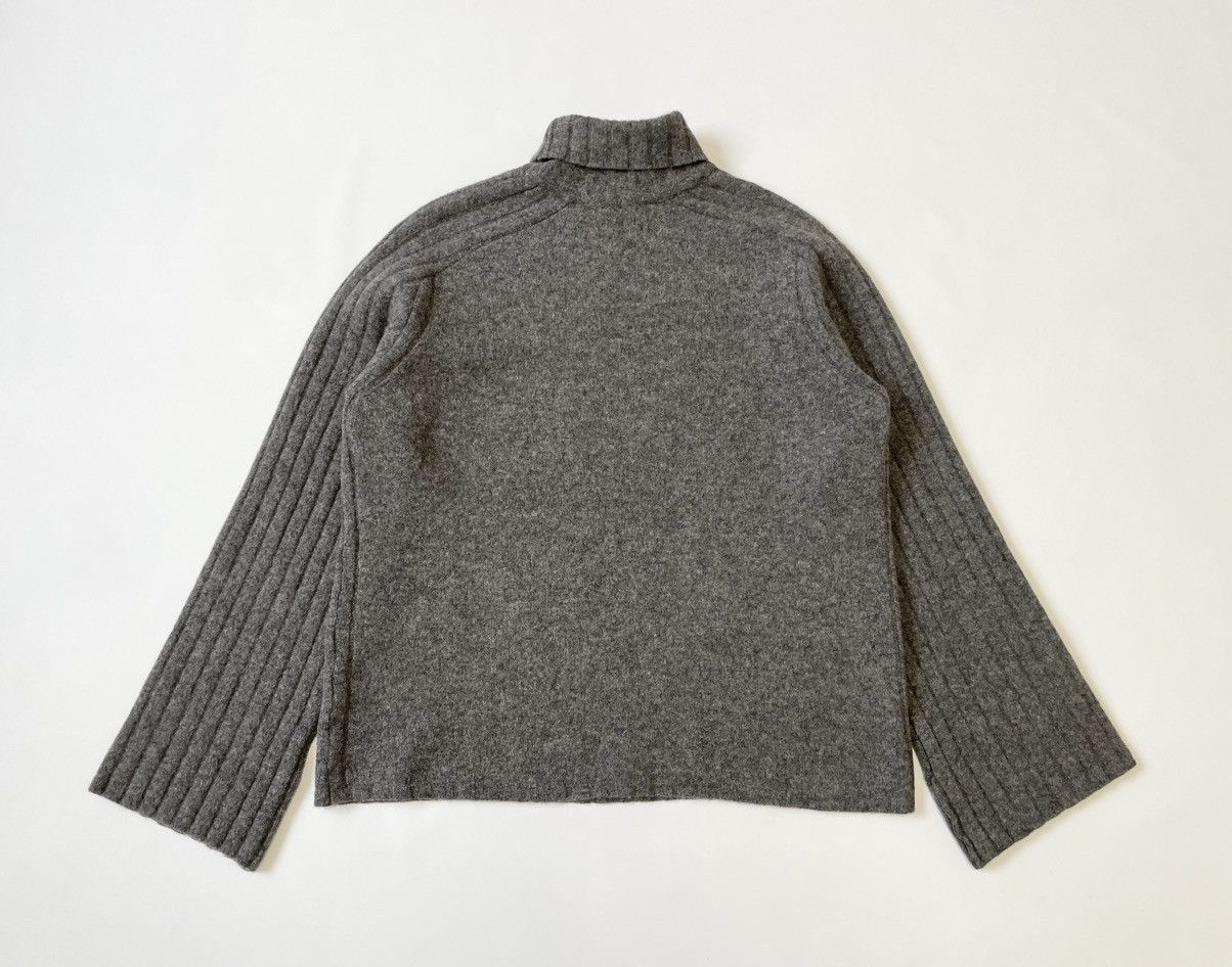 Dries Van Noten Boxy Fit Felted Gray Wool Sweater Size US M / EU 48-50 / 2 - 10 Thumbnail