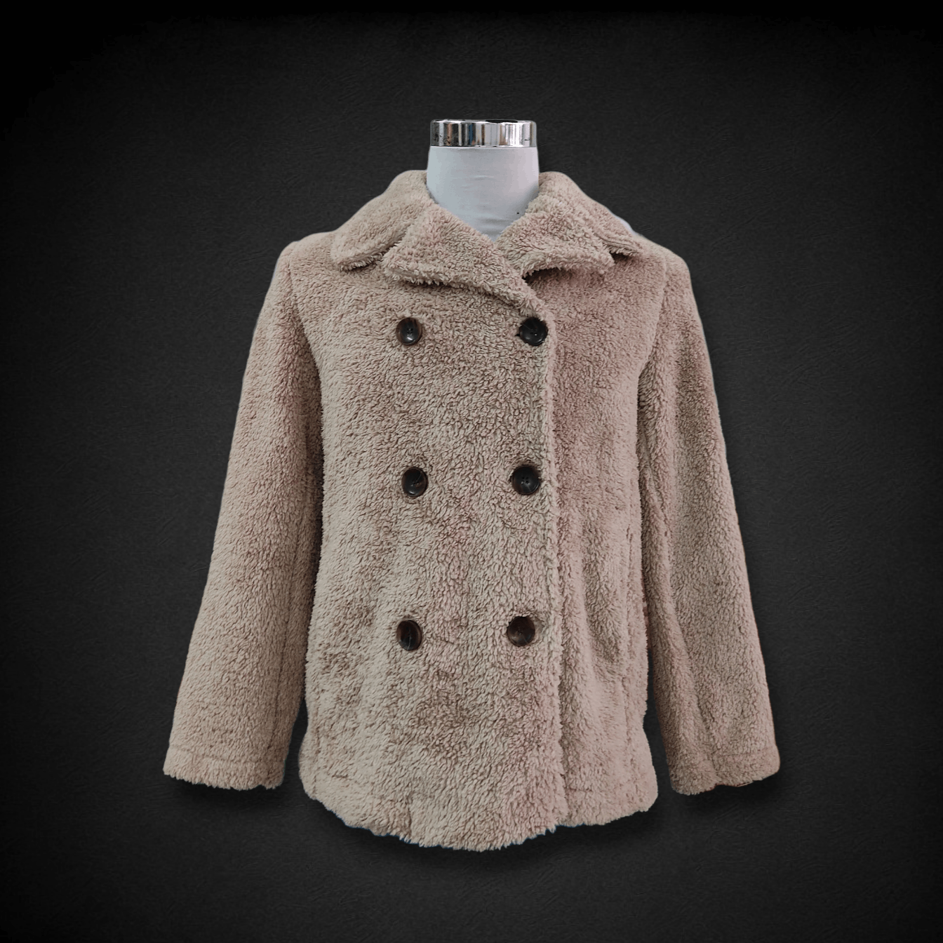 Japanese Brand × Uniqlo UNIQLO Double Breasted Teddy Fleece Coat Size L / US 10 / IT 46 - 1 Thumbnail