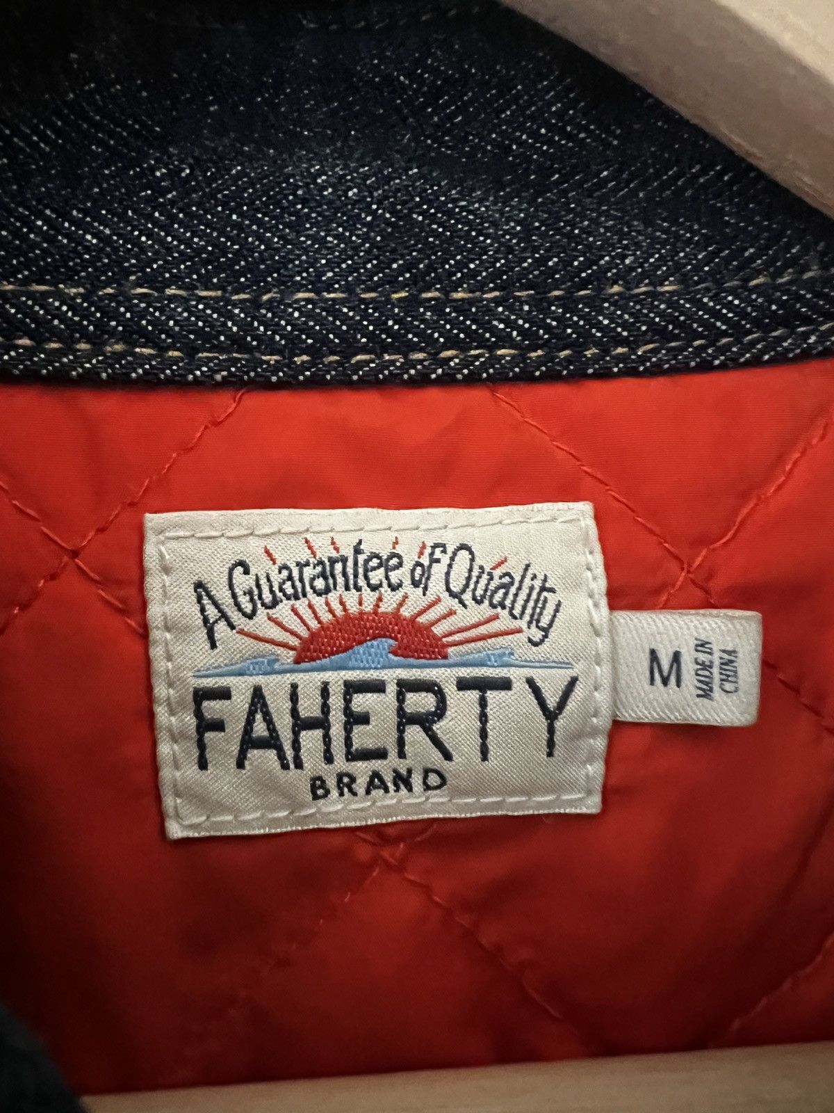 Faherty Faherty Denim Shirt Jacket Size US M / EU 48-50 / 2 - 3 Thumbnail