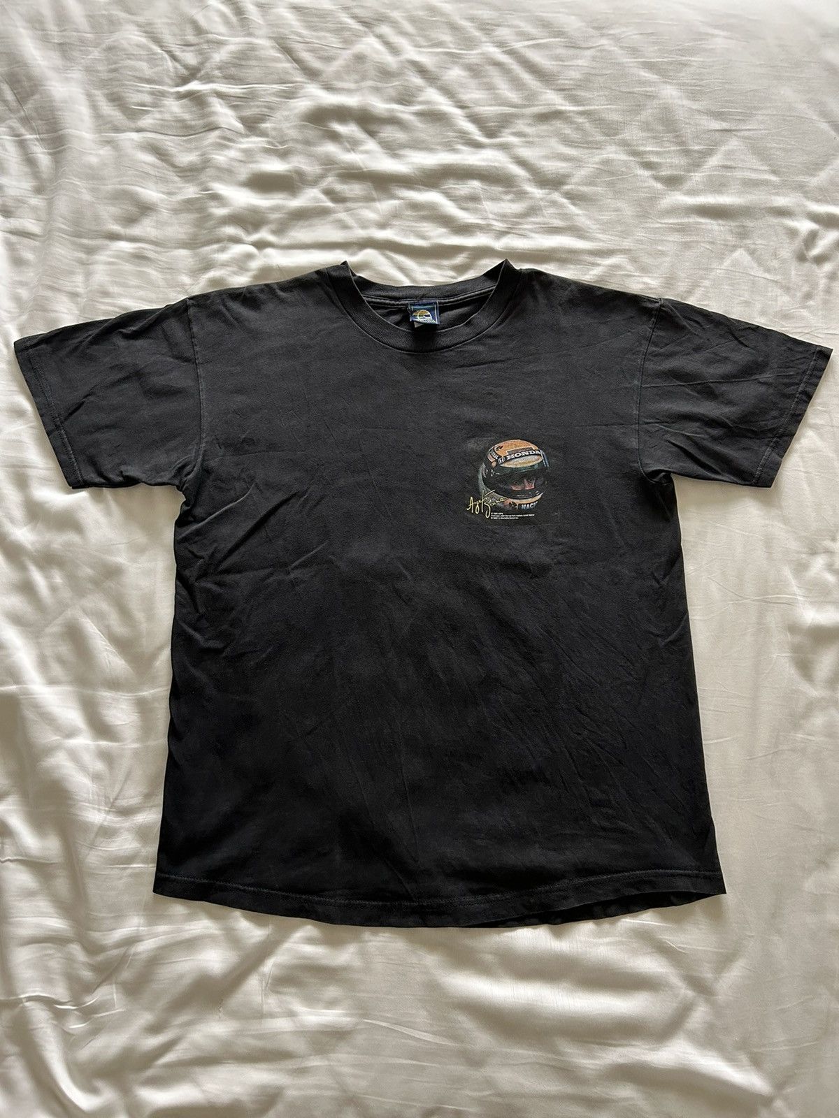 Formula 1 Vintage Ayrton Senna Formula One Tee Size US L / EU 52-54 / 3 - 2 Thumbnail