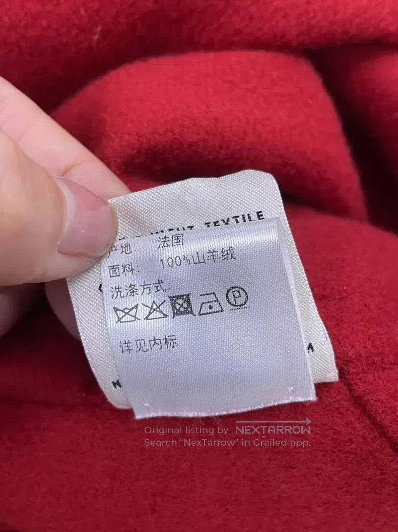 Hermes Hermes Red Collar Tie Cashmere Coat Size XS / US 0-2 / IT 36-38 - 7 Thumbnail