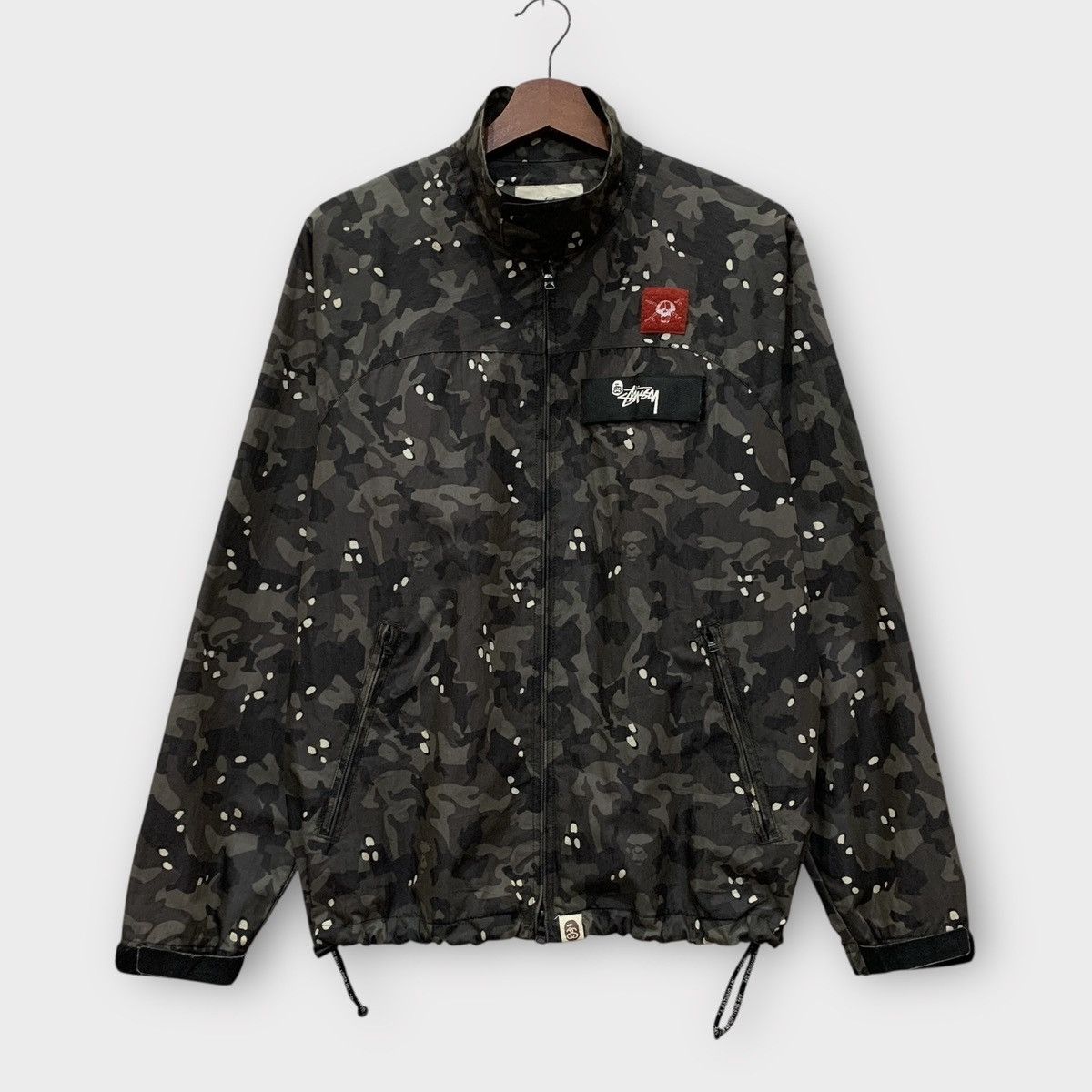 Bape × Stussy A BATHING APE X STUSSY COLLABORATION CAMO JACKET Size US M / EU 48-50 / 2 - 1 Thumbnail