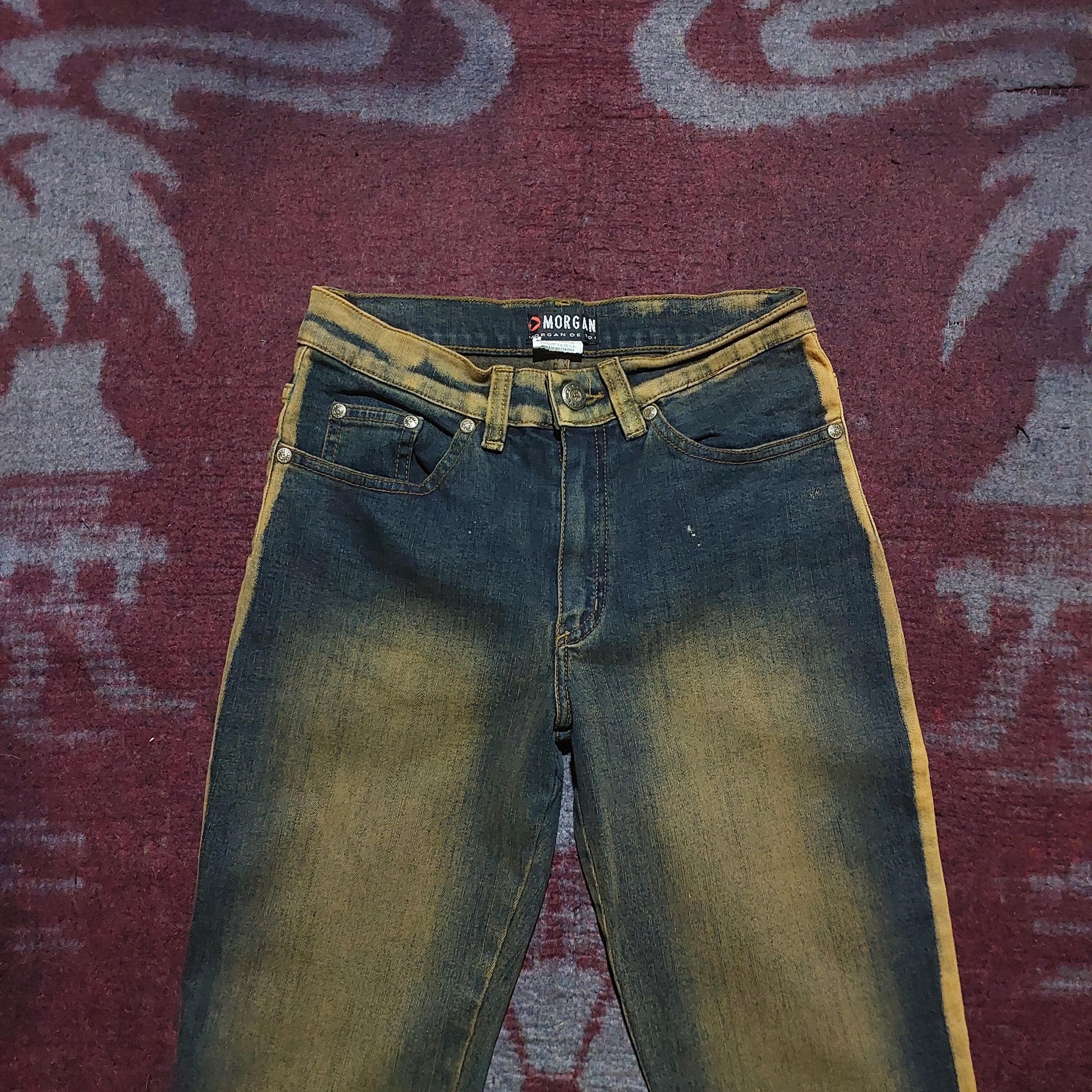 Morgan De Toi Morgan De Toi stripe side mud wash flared jeans Size 24" / US 00 / IT 34 - 3 Thumbnail