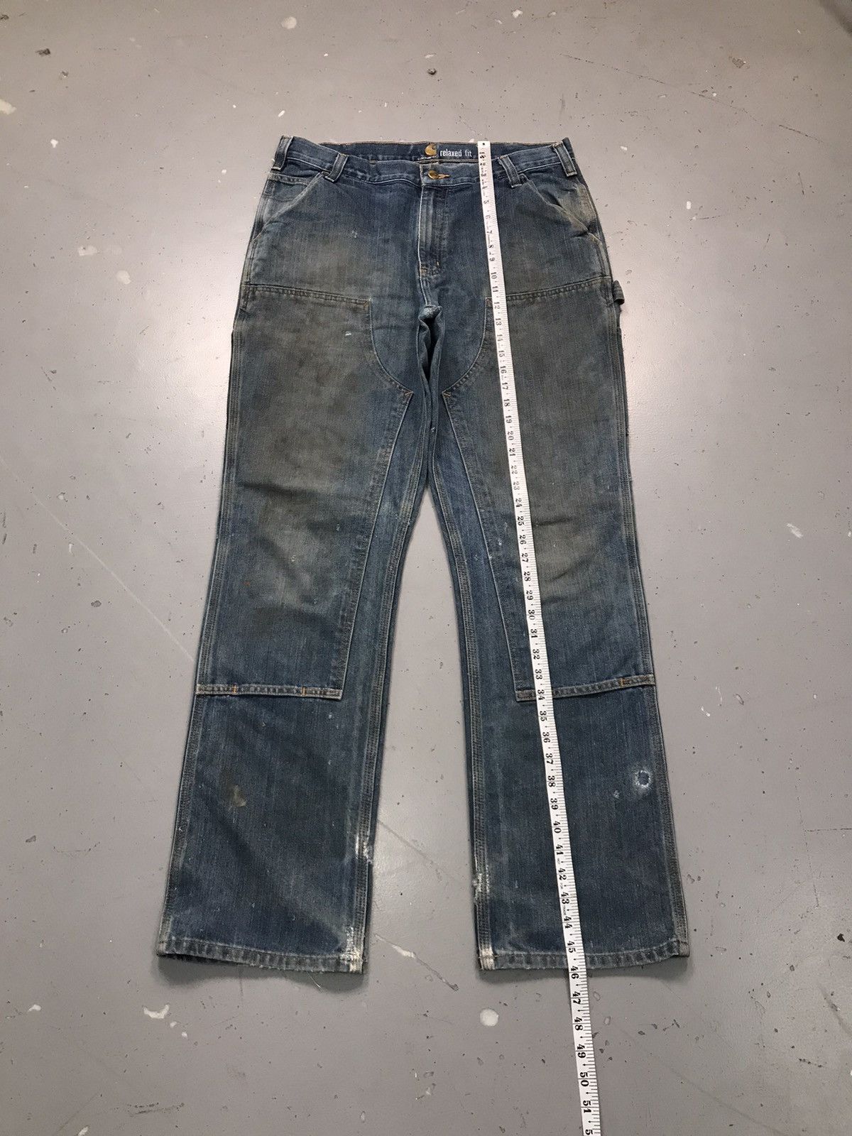 Carhartt Vintage Carhartt dusty double knee workwear denim Size US 36 / EU 52 - 6 Thumbnail