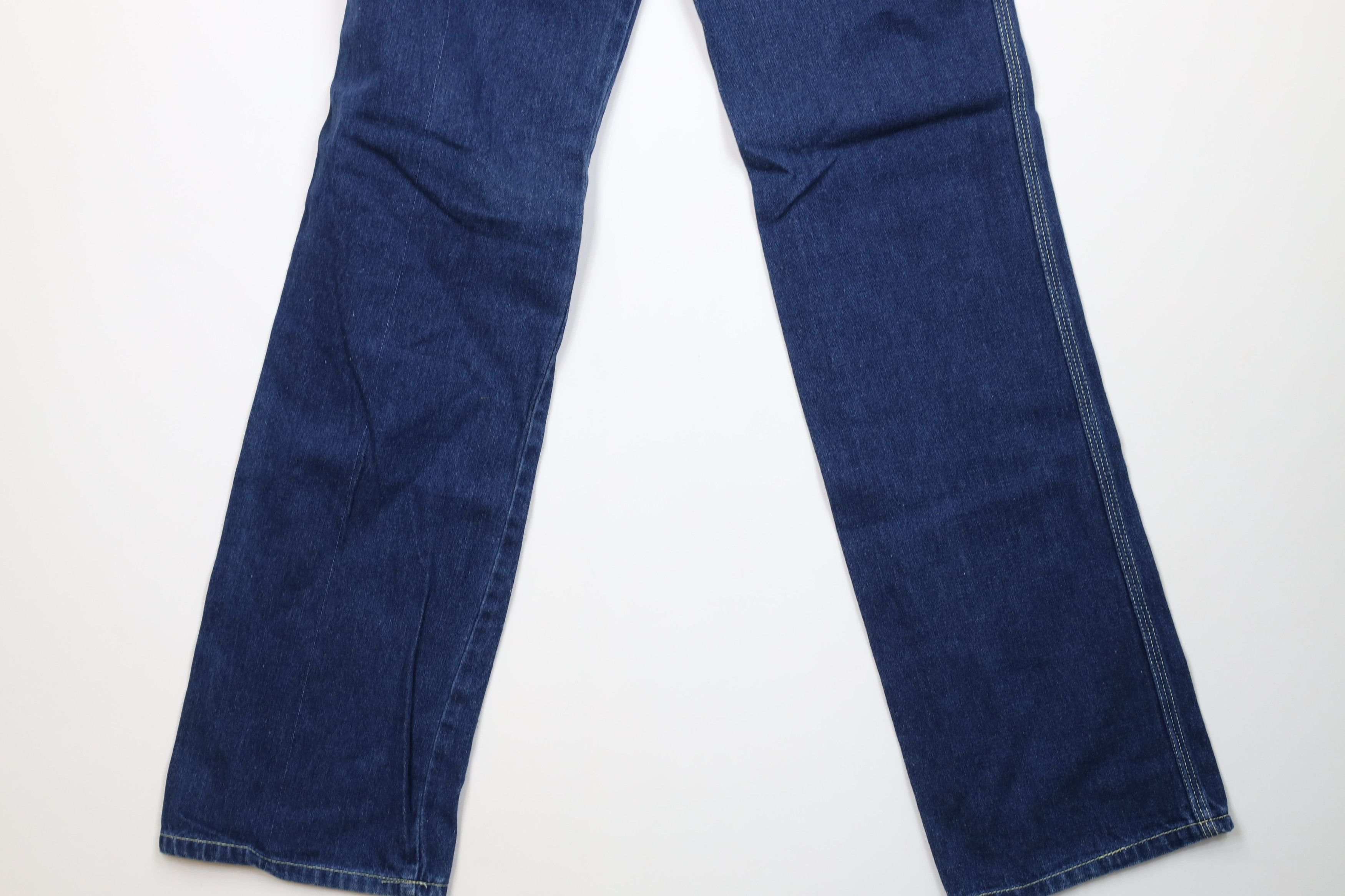 Vintage Vintage 70s Streetwear Flared Denim Jeans Blue Cotton Size 30" / US 8 / IT 44 - 13 Thumbnail