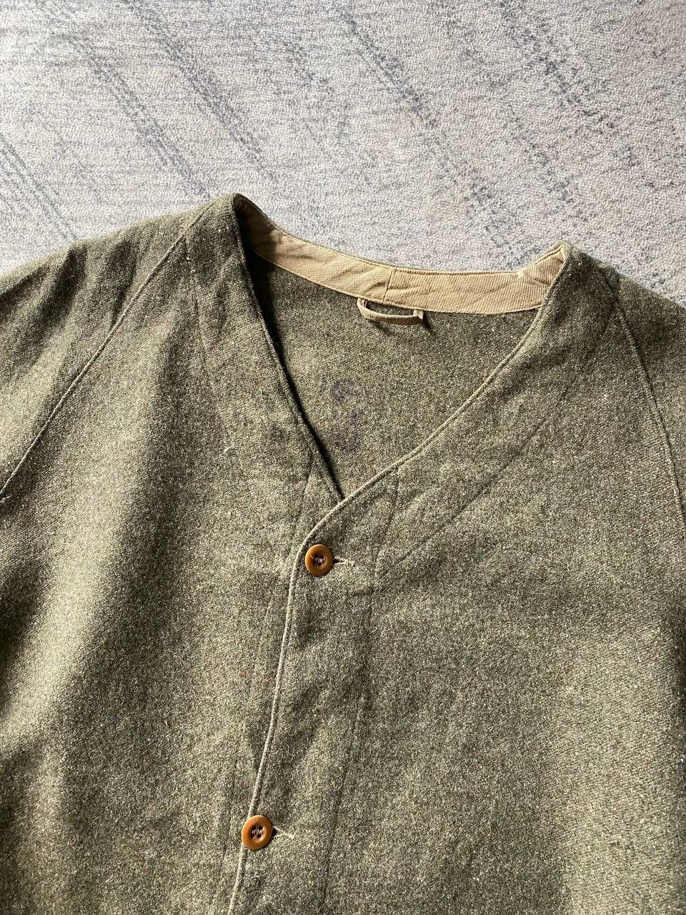 Vintage Vintage Swedish Army M39 Wool Button Coat Jacket Size US M / EU 48-50 / 2 - 3 Thumbnail