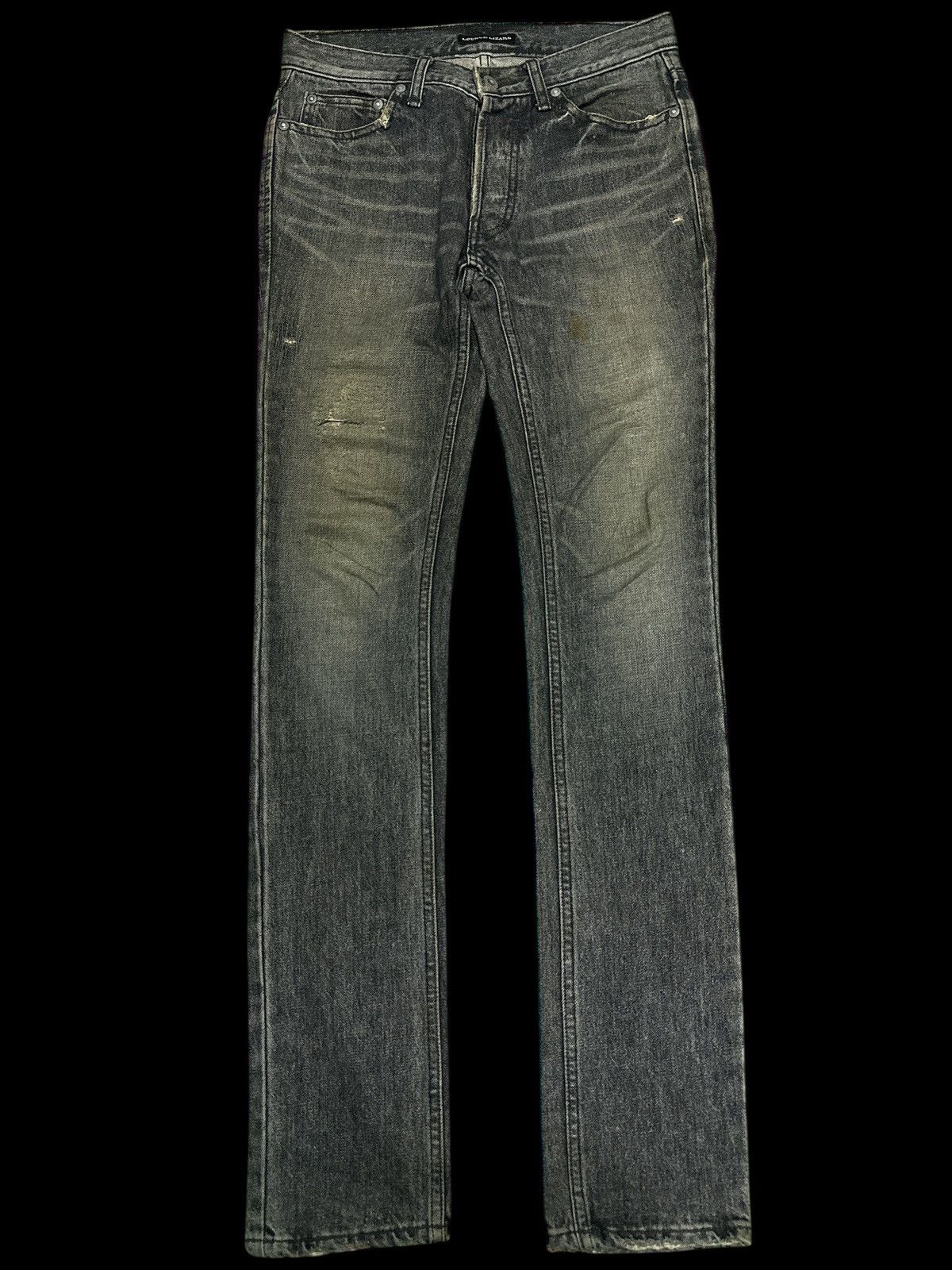 Lounge Lizard Japanese Designer💥 Designer Lounge Lizard Distress Skinny Size US 30 / EU 46 - 1 Thumbnail