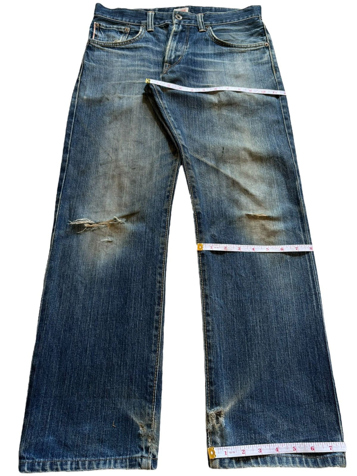 Edwin × Japanese Brand Vintage Japanese Edwin 505zxx Selvedge Mud Wash Loose Jeans Size US 31 - 15 Thumbnail