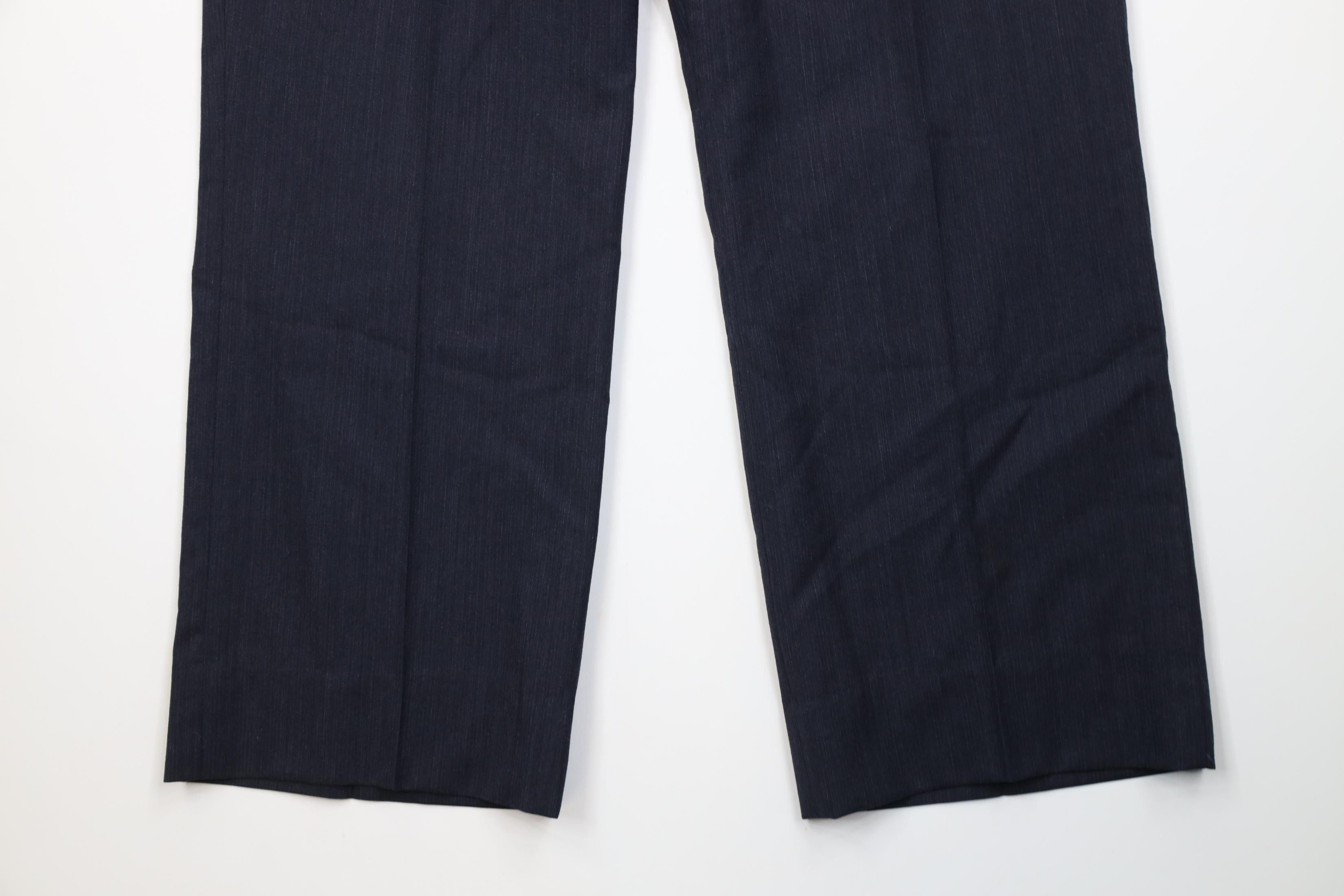 Vintage Vintage 70s Streetwear Wool Knit Wide Leg Chino Pants Size US 38 / EU 54 - 4 Thumbnail