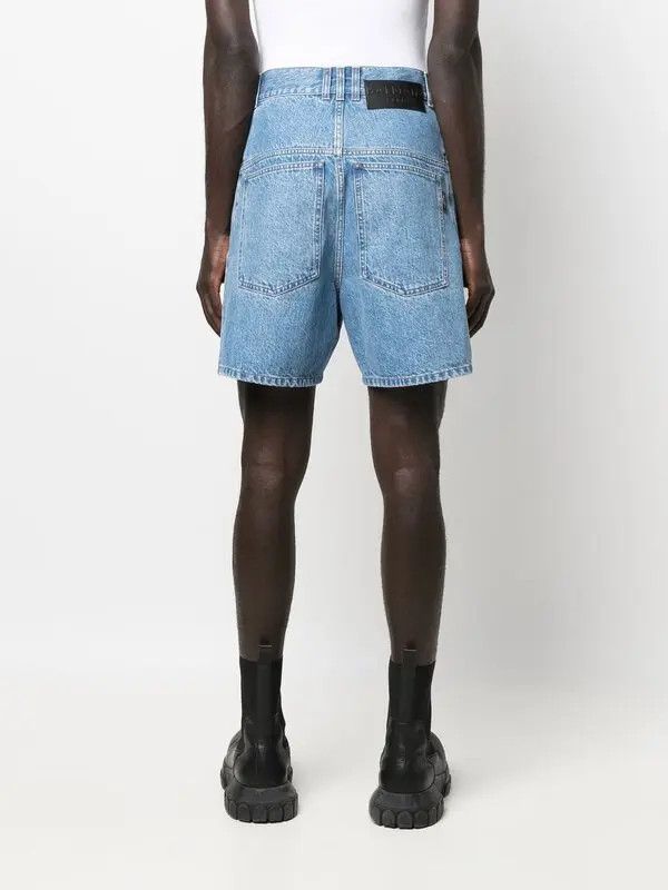 Balmain o1y0426 Denim Short in Blue Size US 29 - 4 Thumbnail