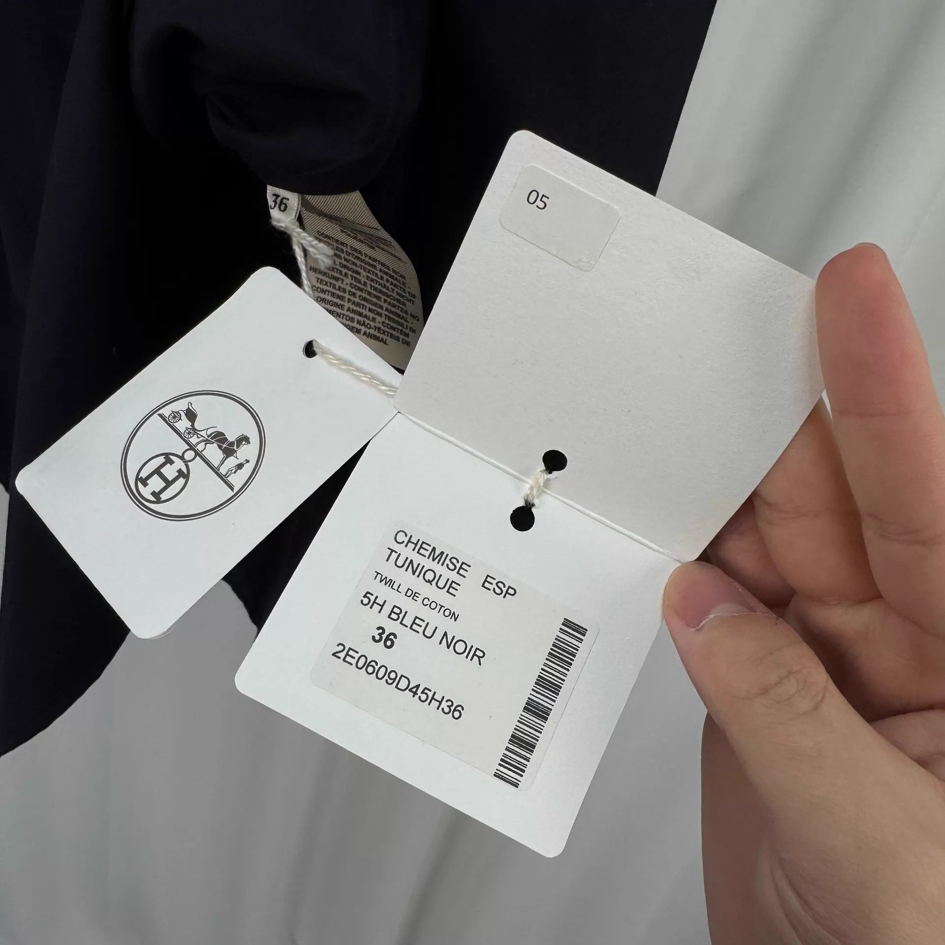 Hermes Hermes Carriage Motif Drawstring Shirtdress 36 New Size XS / US 0-2 / IT 36-38 - 5 Thumbnail
