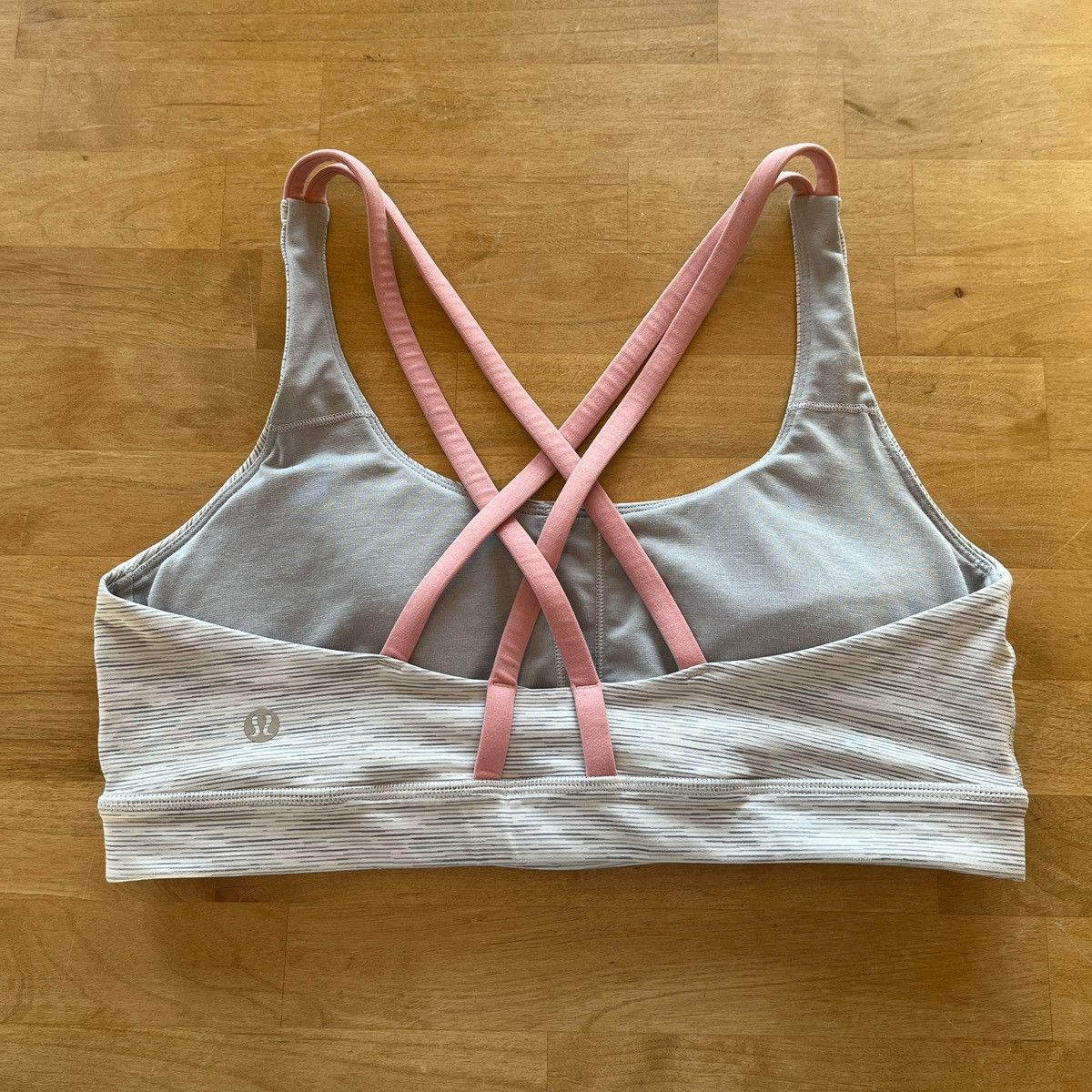 Lululemon Lululemon grey and pink sports bra Size ONE SIZE - 2 Thumbnail