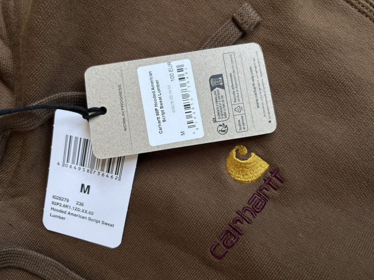 Carhartt Wip CARHARTT WIP AMERICAN SCRIPT HOODIE Size US M / EU 48-50 / 2 - 2 Thumbnail