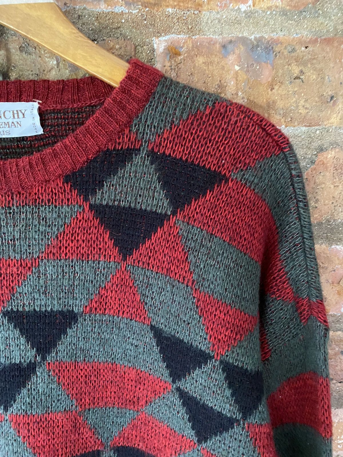 Givenchy 1990s Givenchy Wool Mohair Alpaca knit Size US L / EU 52-54 / 3 - 5 Thumbnail