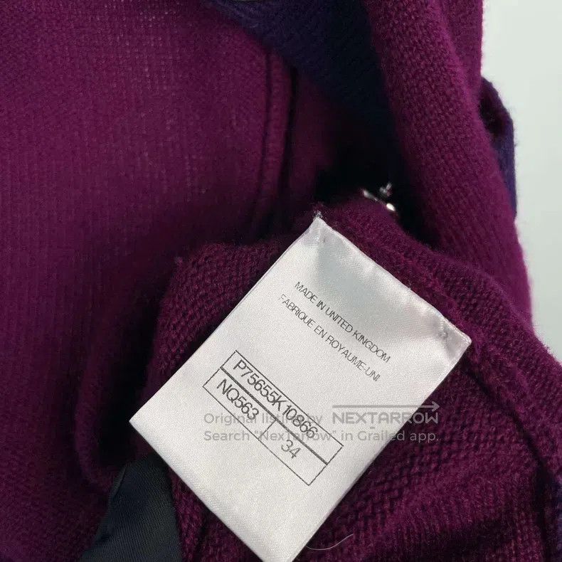 Chanel Chanel 23B Purple Cashmere Cardigan coat Size XXS / US 00 / IT 34 - 4 Thumbnail