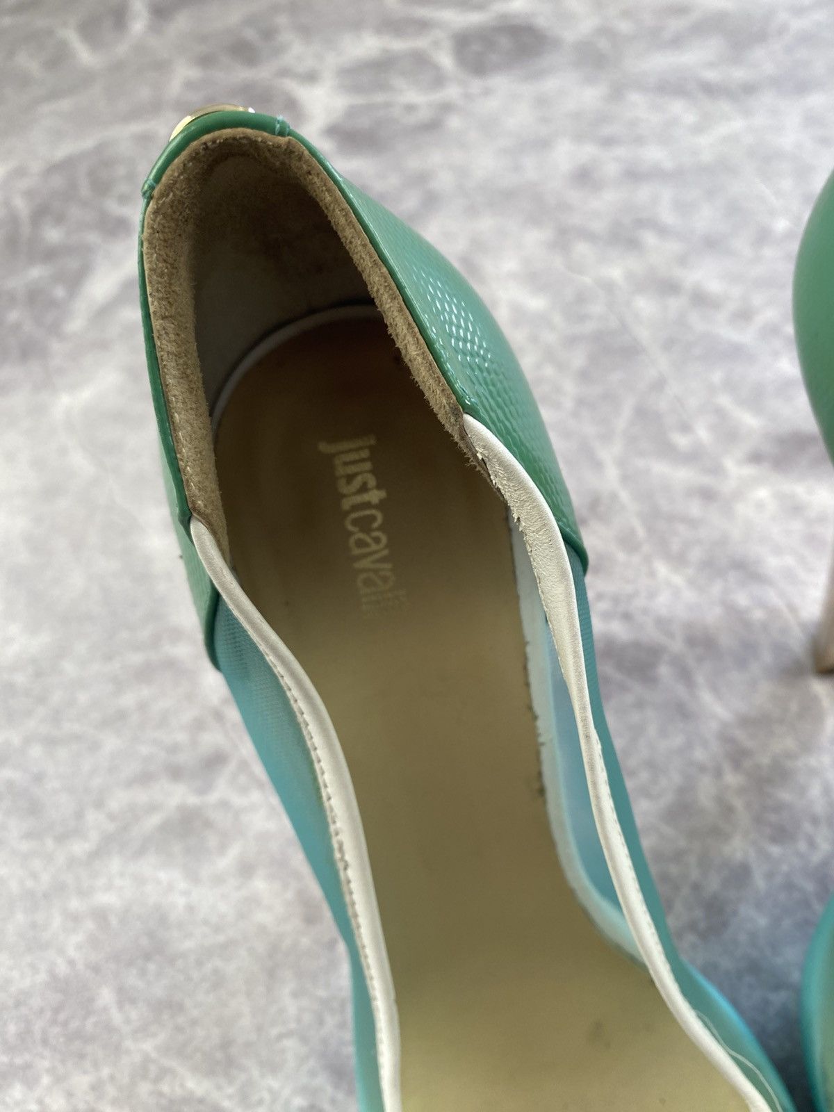 Just Cavalli Just Cavalli Transparent Heels with Leather details Size 39 Size US 9 / IT 39 - 6 Thumbnail