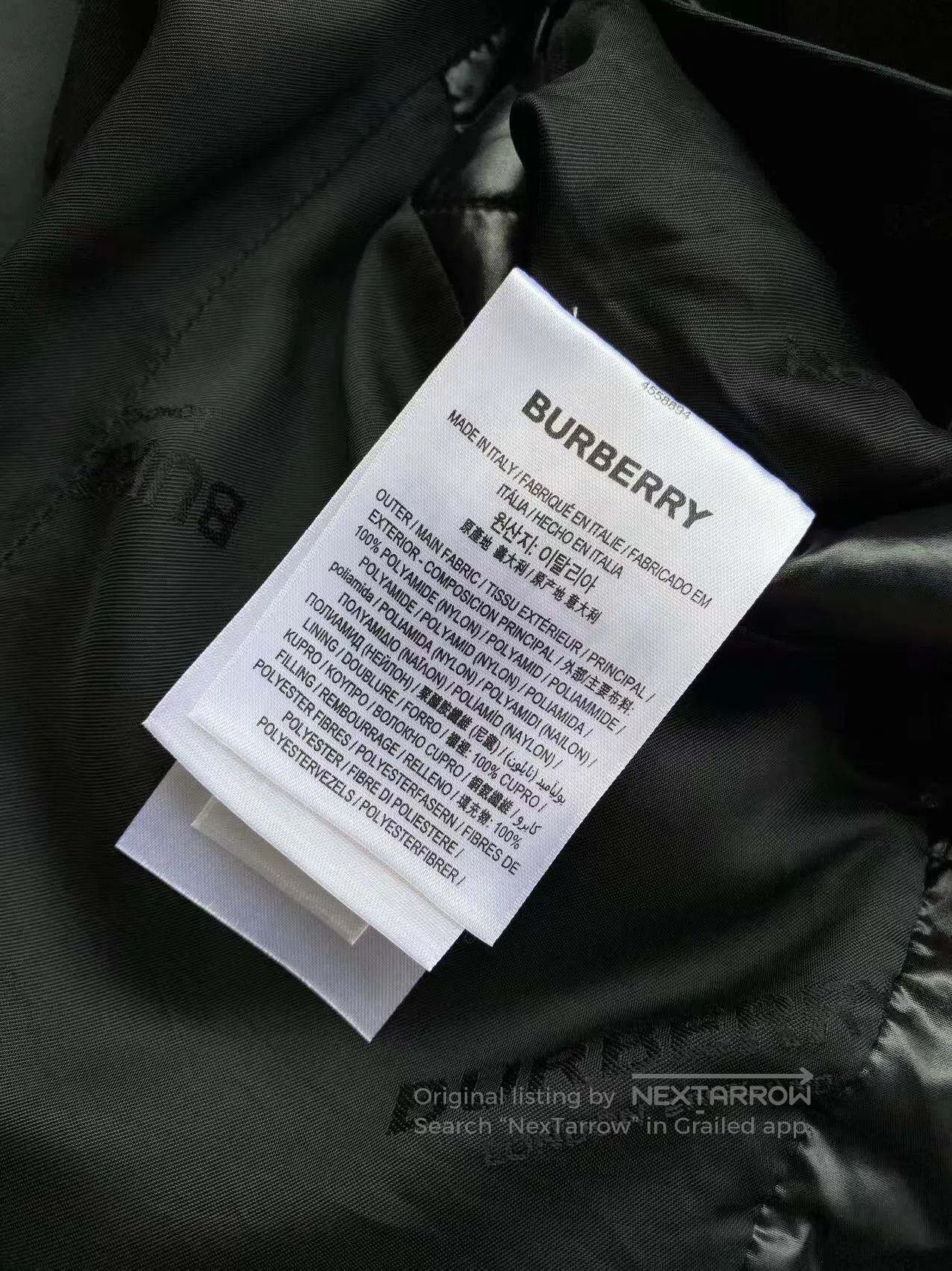 Burberry Burberry Black glossy down jacket| Size S / US 4 / IT 40 - 5 Thumbnail