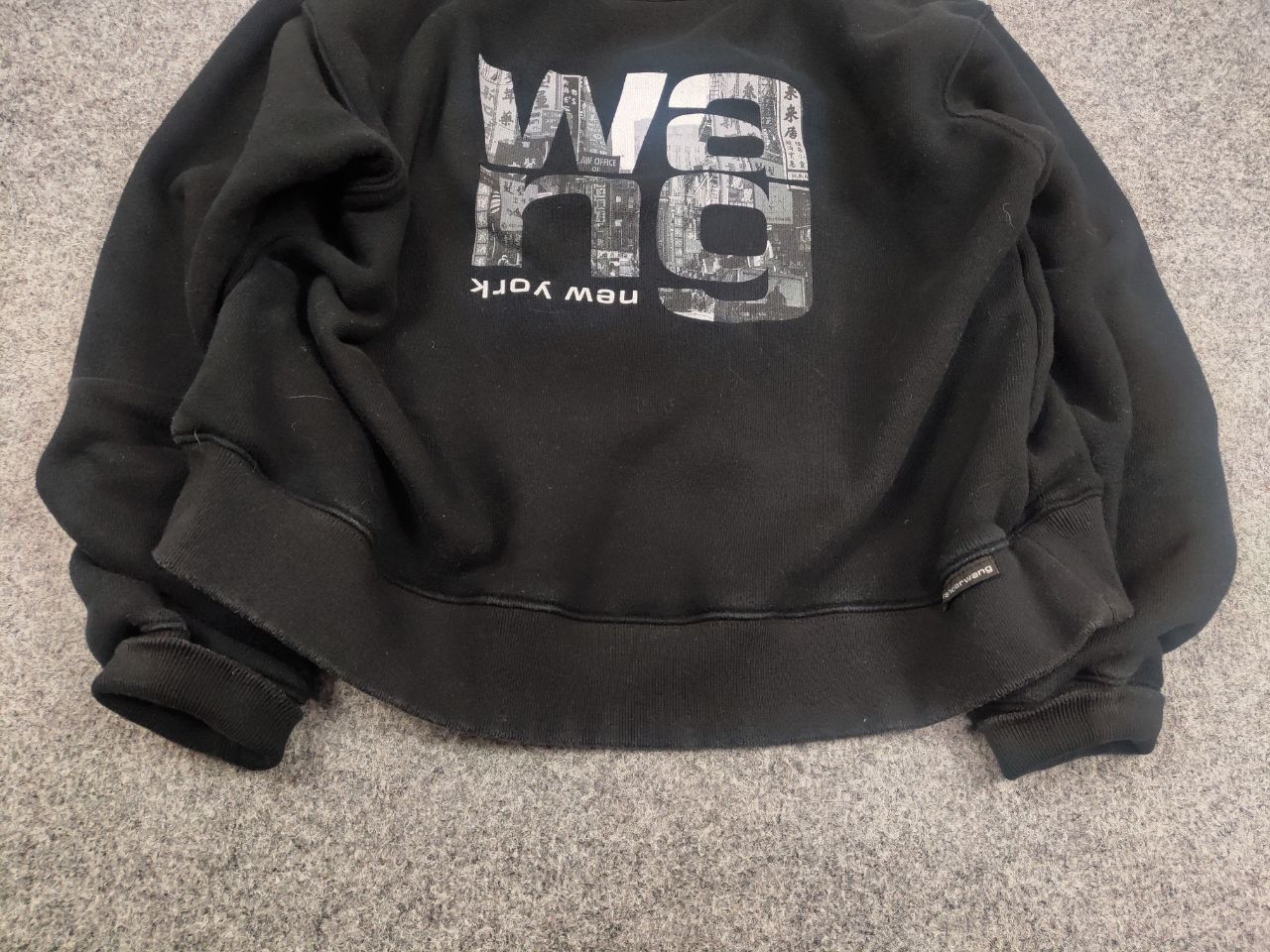 Alexander Wang Alexander Wang new york Logo Oversized Crew Chek Sweatshirt Size US S / EU 44-46 / 1 - 6 Thumbnail
