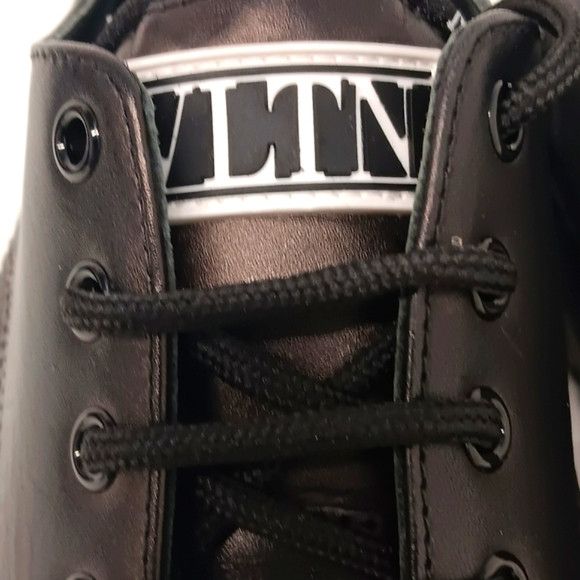 Valentino Valentino Garavani Men's VLTN Leather Derby Shoes - EU42/US9 Size US 9 / EU 42 - 10 Thumbnail
