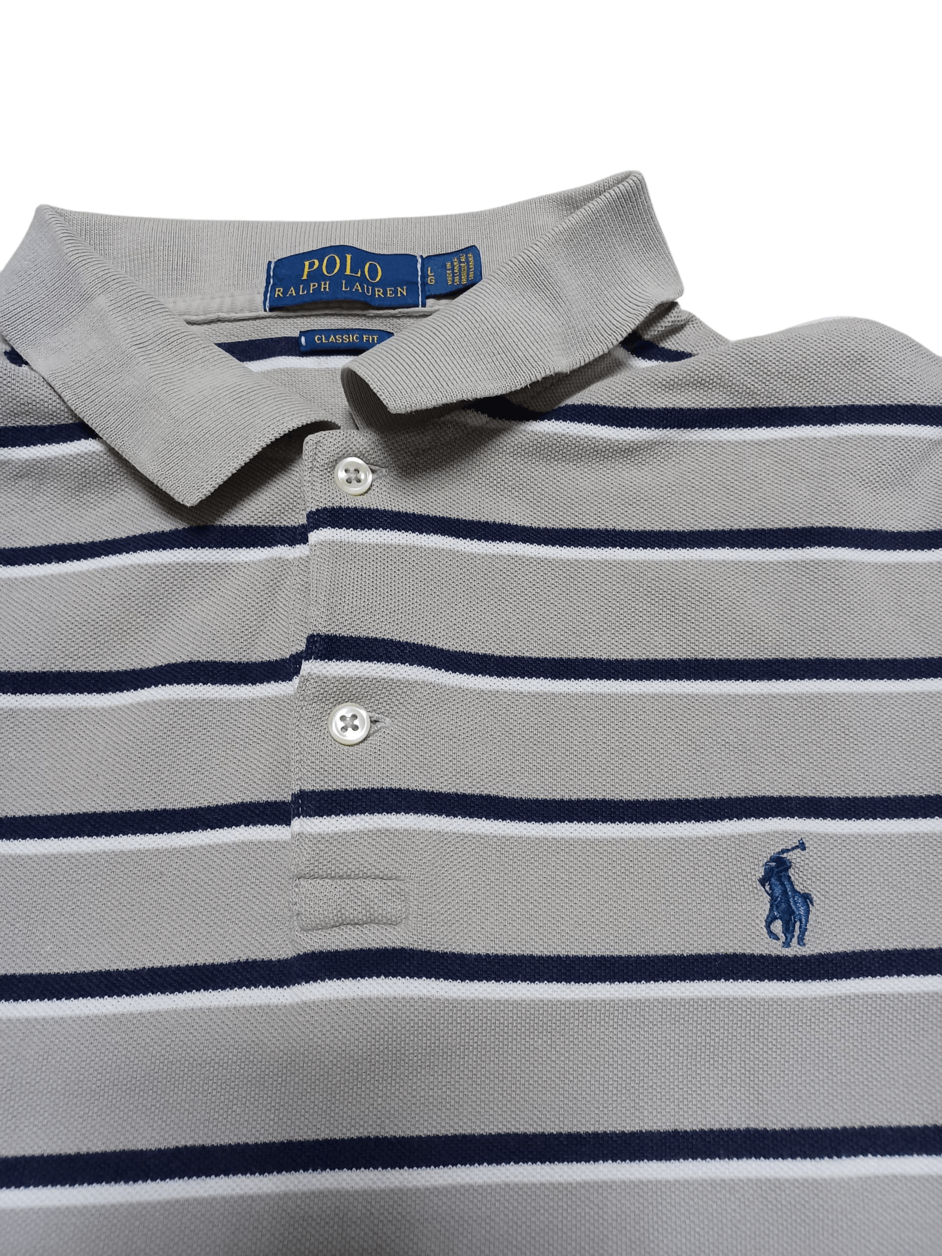 Polo Ralph Lauren POLO RALPH LAUREN VINTAGE LUXURY STRIPED OLDMONEY POLO SHIRT Size US L / EU 52-54 / 3 - 2 Thumbnail