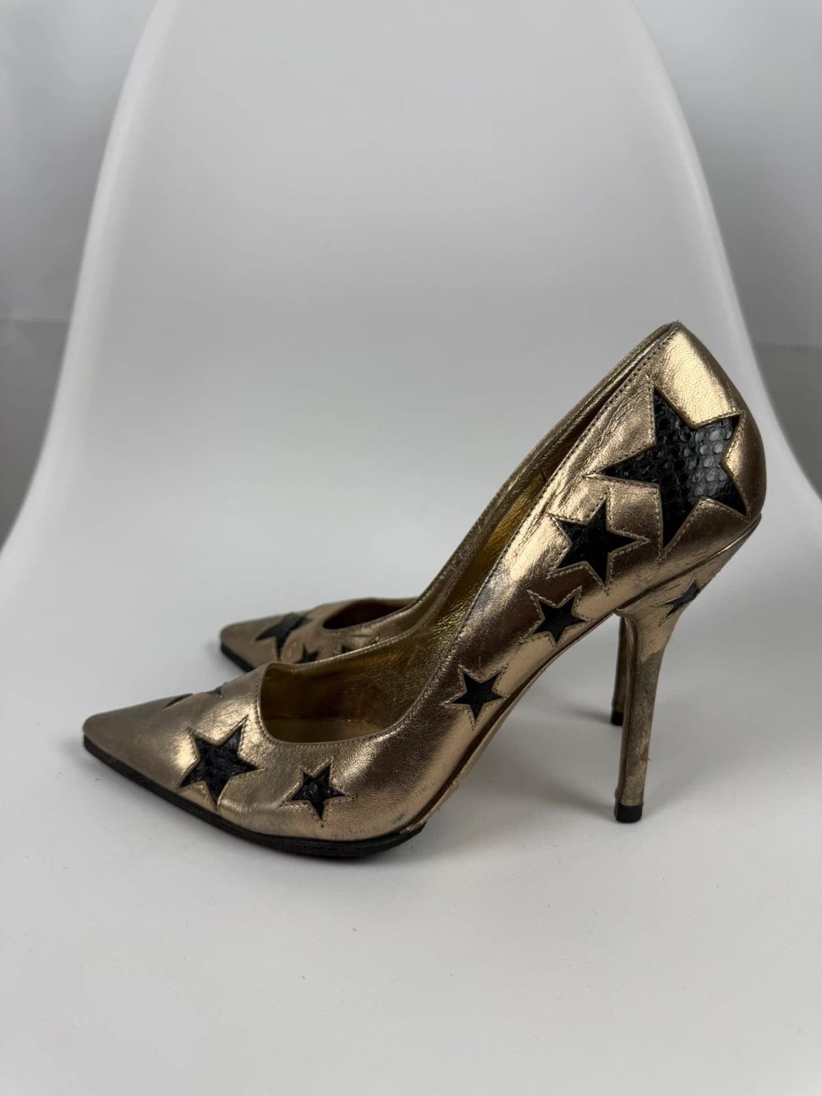 Dolce & Gabbana Dolce & Gabbana Stars Heels size 38.5 Size US 8.5 / IT 38.5 - 3 Thumbnail