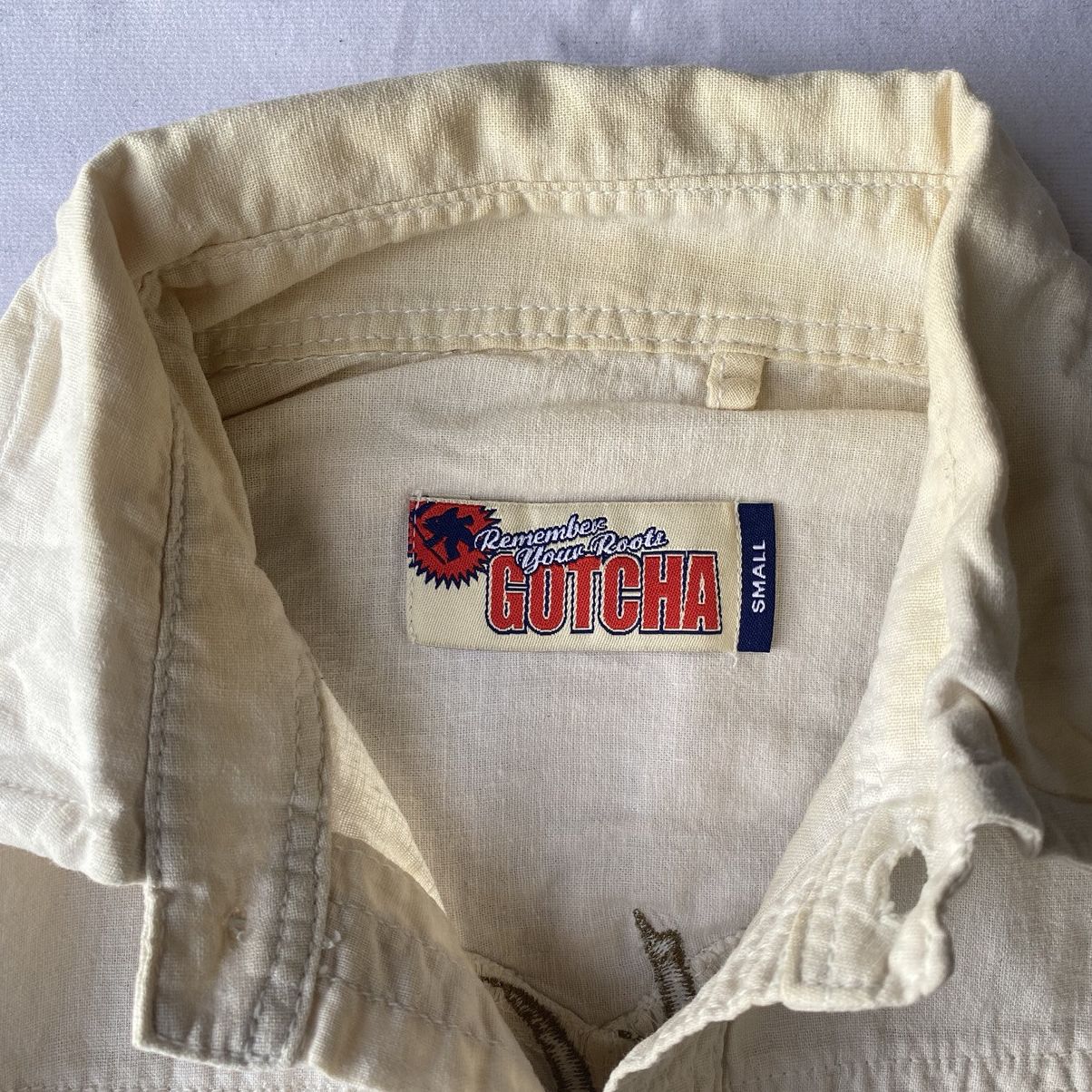 If Six Was Nine × Japanese Brand × Le Grande Bleu (L.G.B.) Japanese GOA Style Gotcha California Button Up Shirt Size US S / EU 44-46 / 1 - 10 Thumbnail