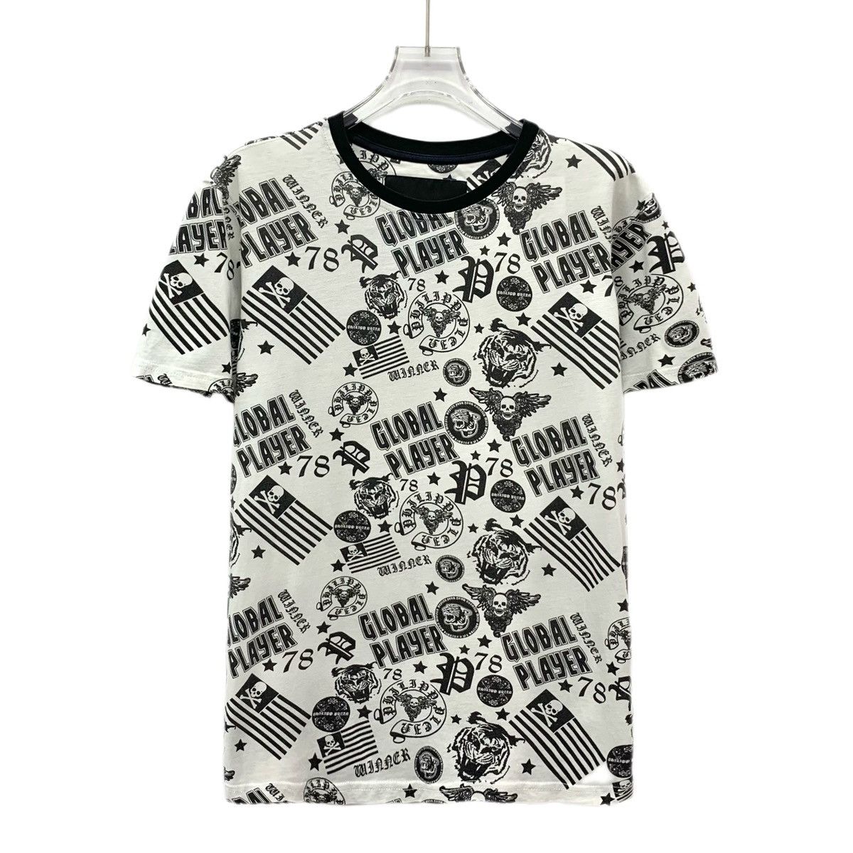 Philipp Plein Philipp Plein Cotton Crew Neck Short Sleeve T-Shirt K26WX Size US L / EU 52-54 / 3 - 1 Thumbnail