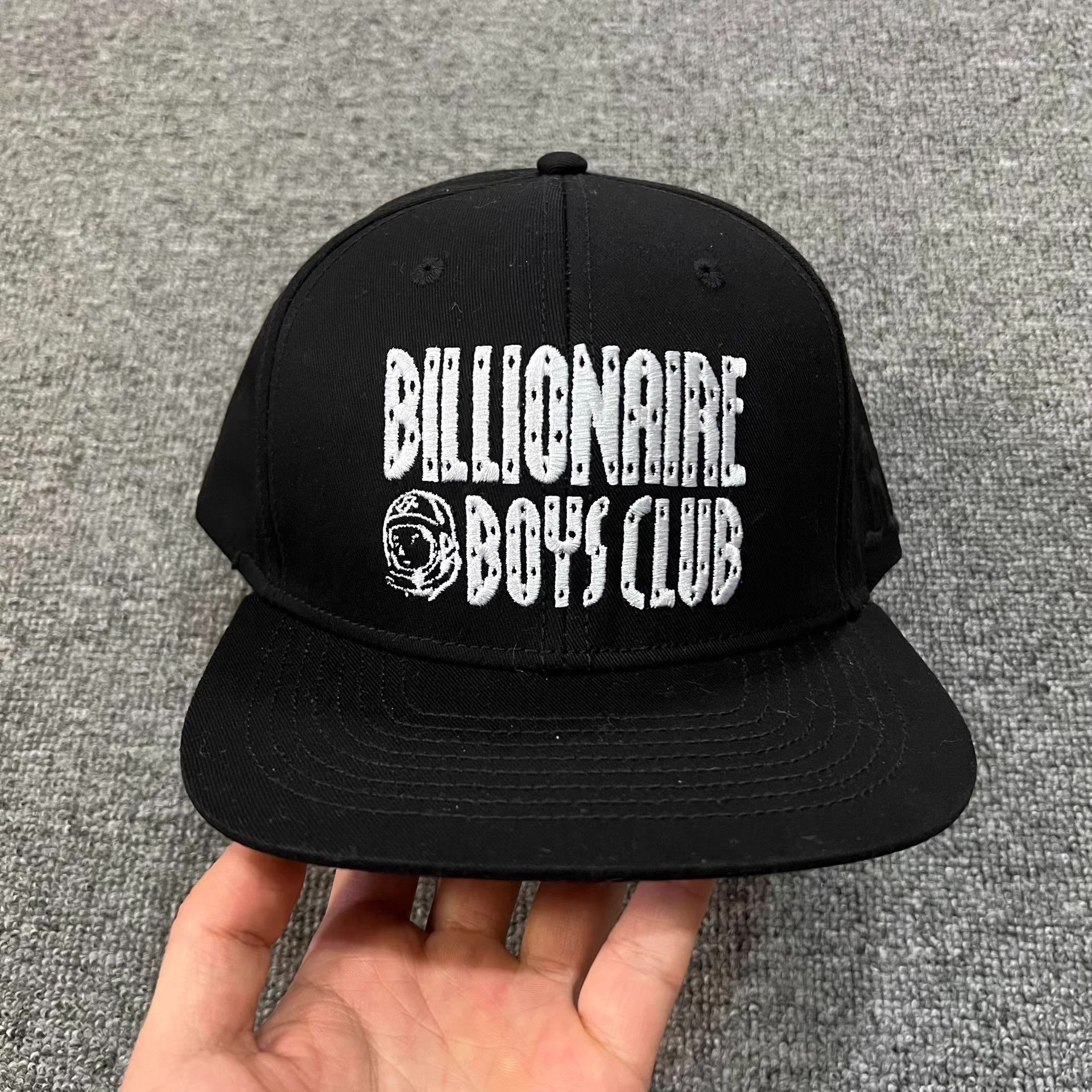 Billionaire Boys Club BBC Classic Embroidered Logo Flat Brim Baseball Cap Q7 Size ONE SIZE - 2 Thumbnail