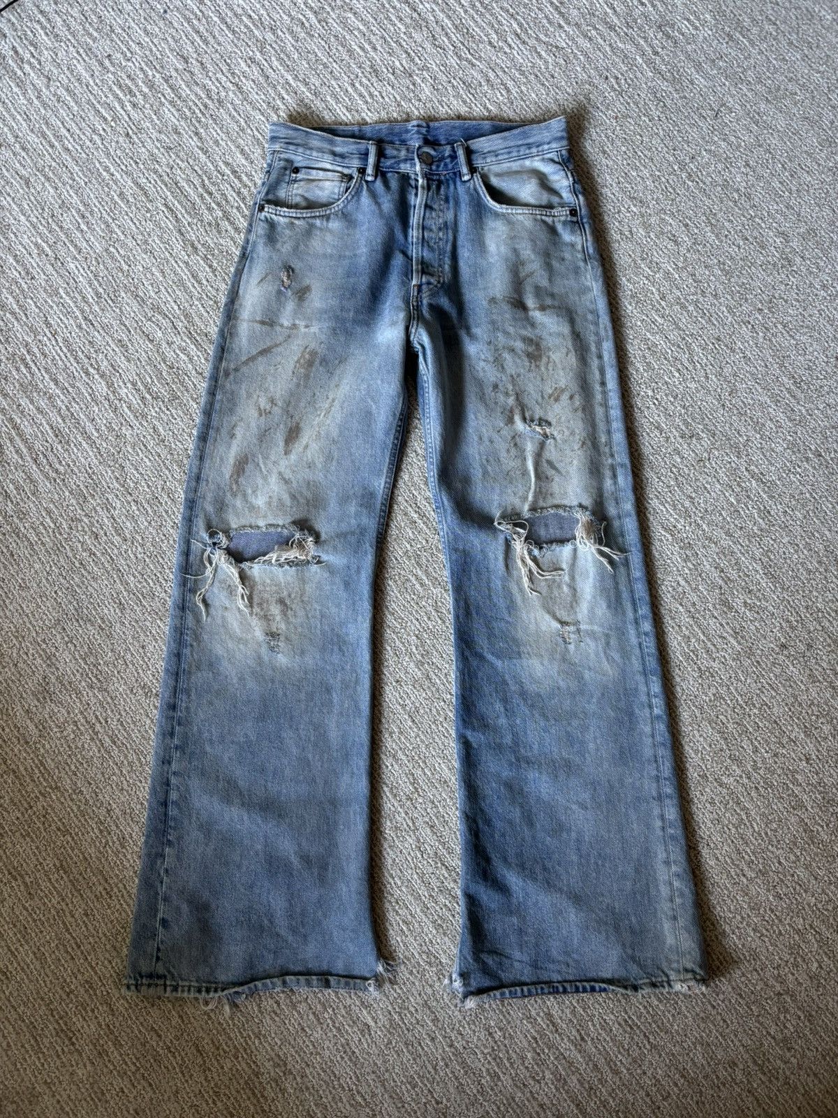 Acne studios 2021m penicillin boot cut denim