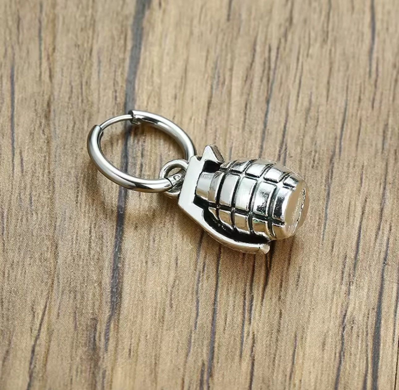 Jewelry Punk Streetwear Stainless Steel Earrings Size ONE SIZE - 4 Thumbnail