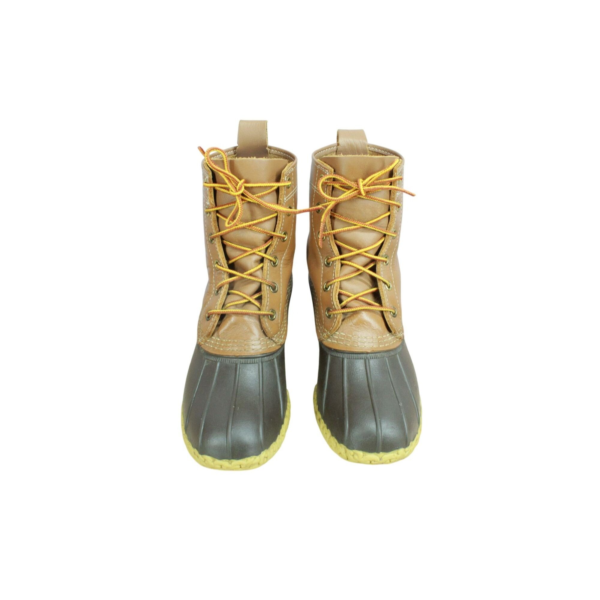 L.L. Bean L.L.Bean 8" Brown Ankle Duck Boots Women’s 7M Size US 7 / IT 37 - 4 Thumbnail