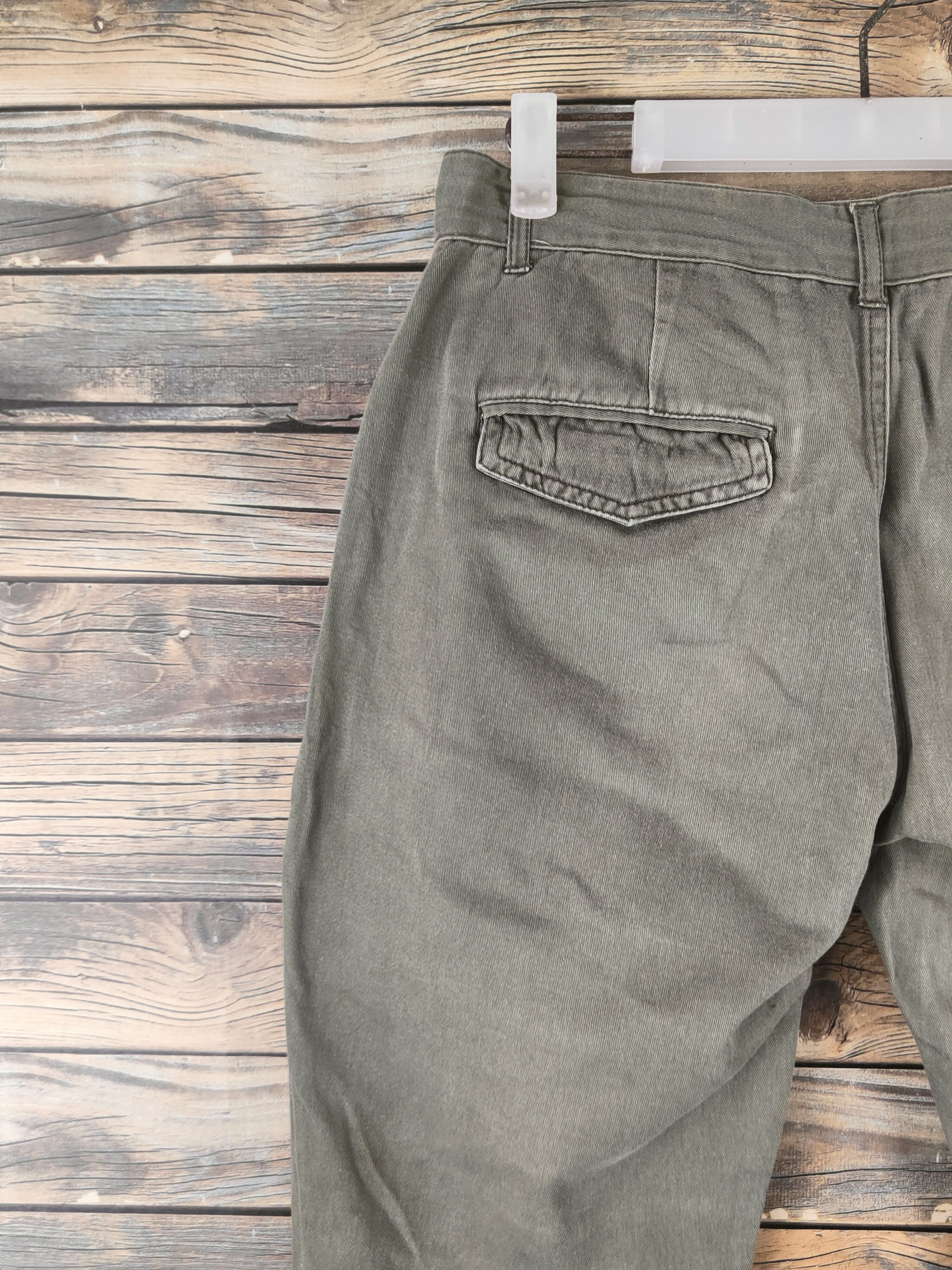 Japanese Brand DL Retro Girl Army Green Multipocket Casual Pants #46-316 Size 28" / US 6 / IT 42 - 8 Thumbnail