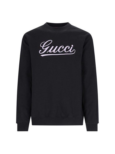 Gucci Logo crewneck sweatshirt Grailed