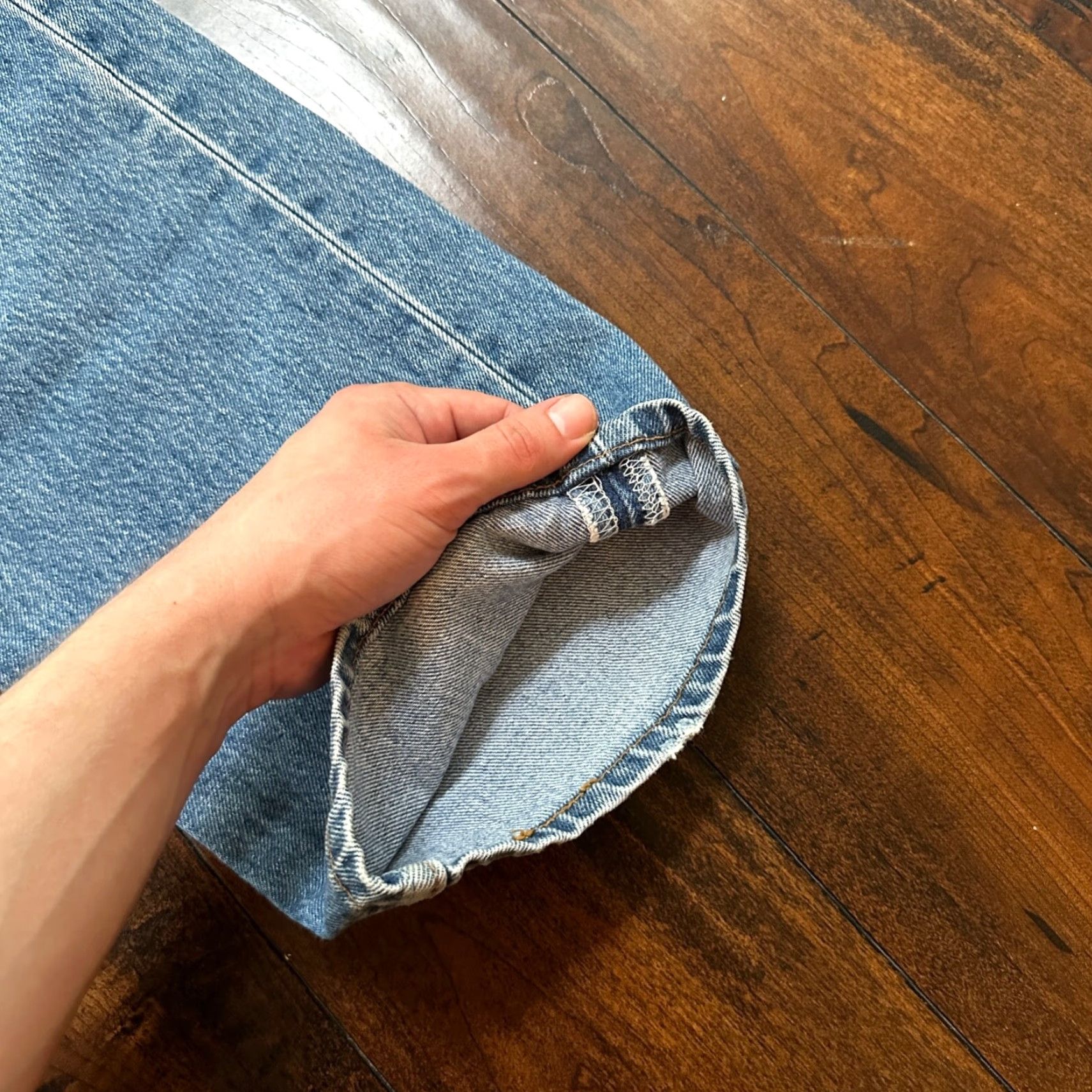 Levi's VINTAGE Levi's 501 Jeans - Button Fly - Straight - Blue Denim - Men's 38x36 - 90s Retro Size US 38 / EU 54 - 4 Thumbnail