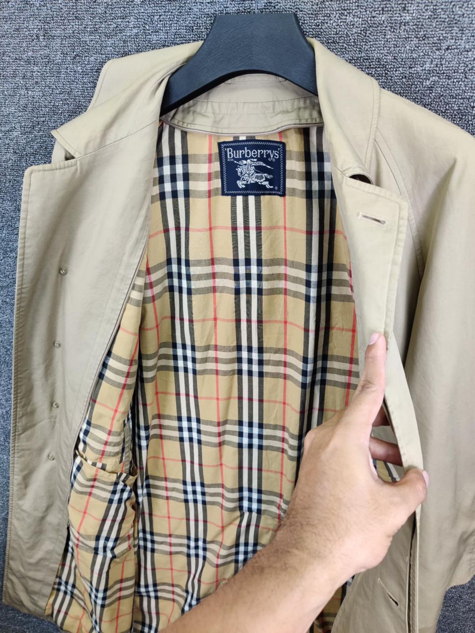 Burberry Vintage Burberrys Nova Check Trench Coat Size US L / EU 52-54 / 3 - 6 Thumbnail