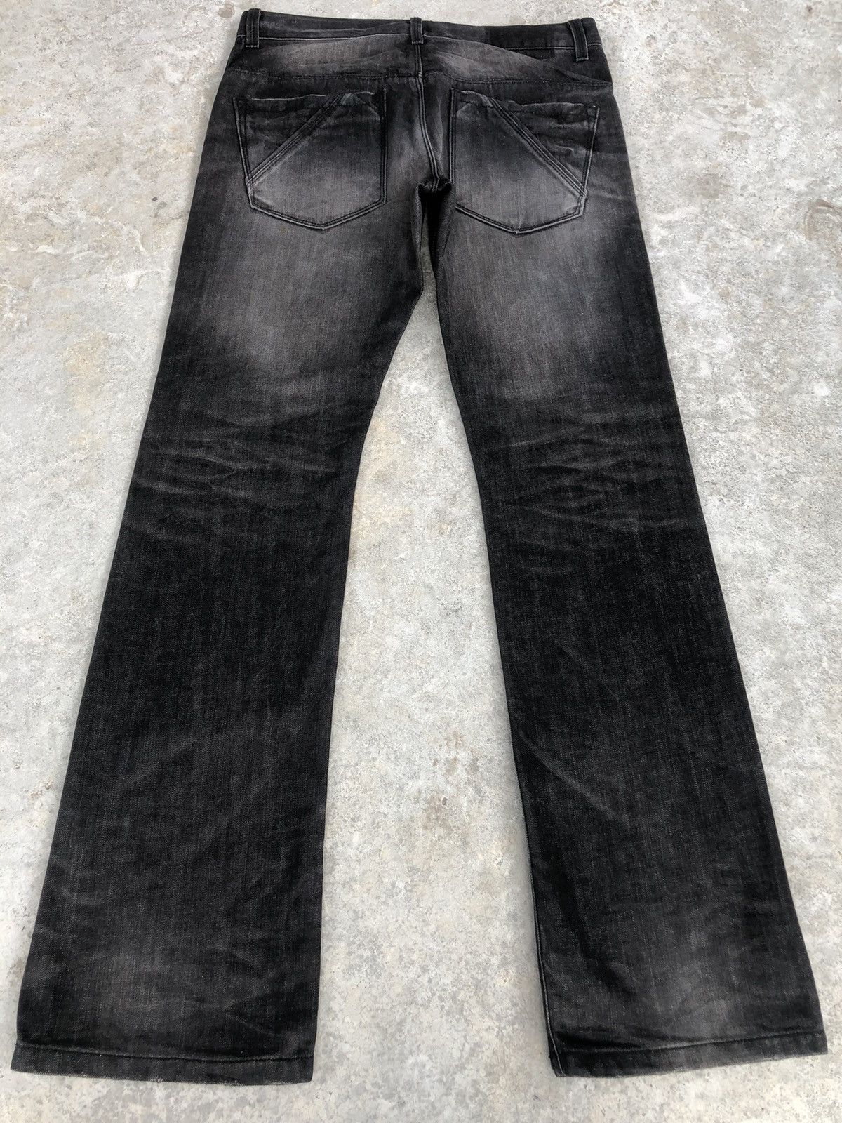 Japanese Brand Japanese KSTARING Flared Jeans Distressed Jeans Size US 33 - 2 Thumbnail