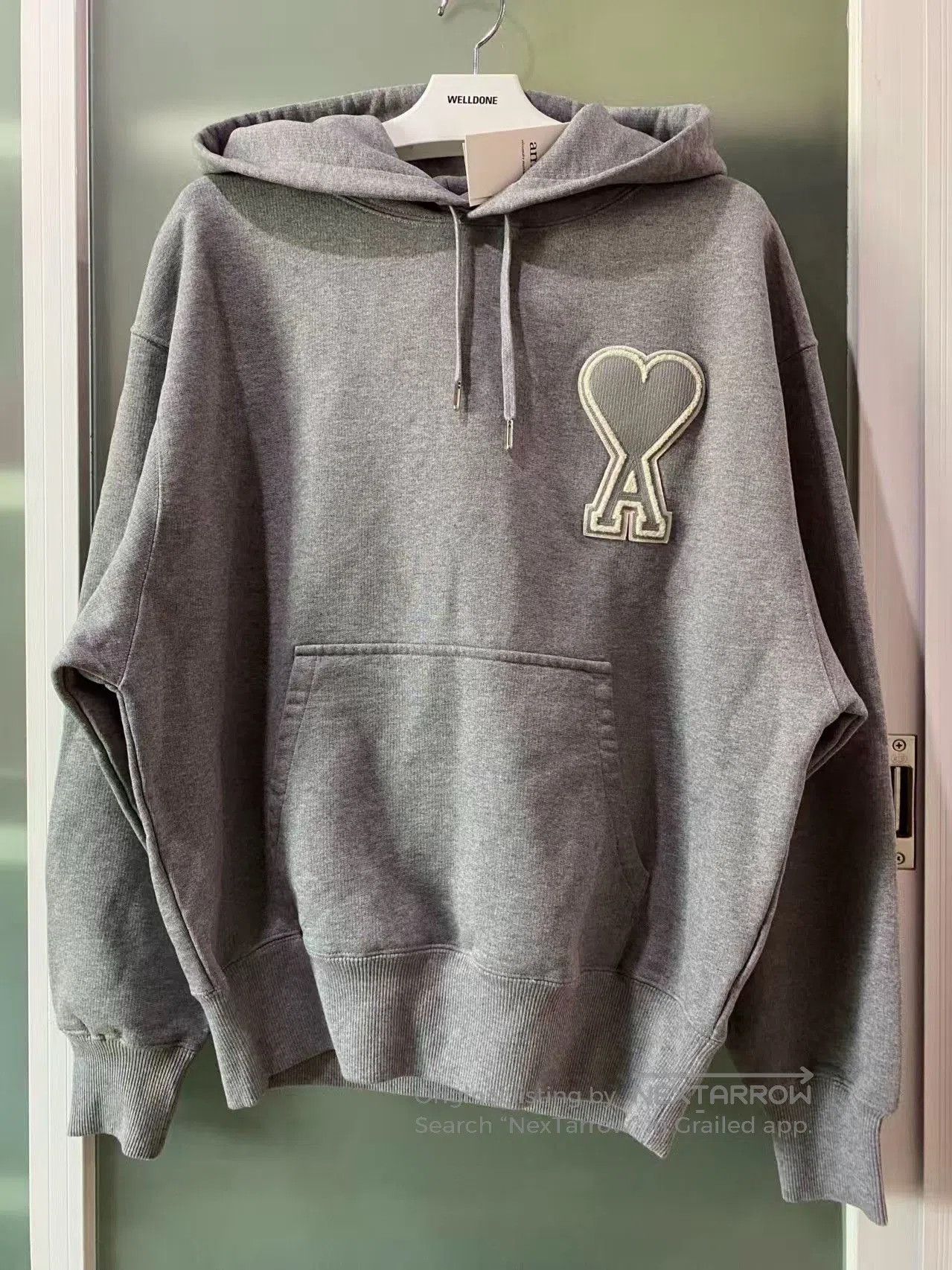 AMI Ami Heart Logo Pullover Hoodie. Size US M / EU 48-50 / 2 - 1 Thumbnail