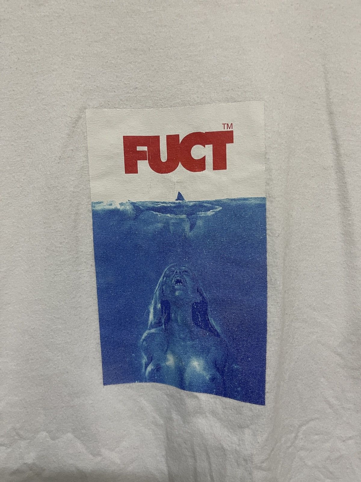 FUCT RARE🔥FUCT🔥Jaws Girl Skate White Tshirt Size US S / EU 44-46 / 1 - 5 Thumbnail