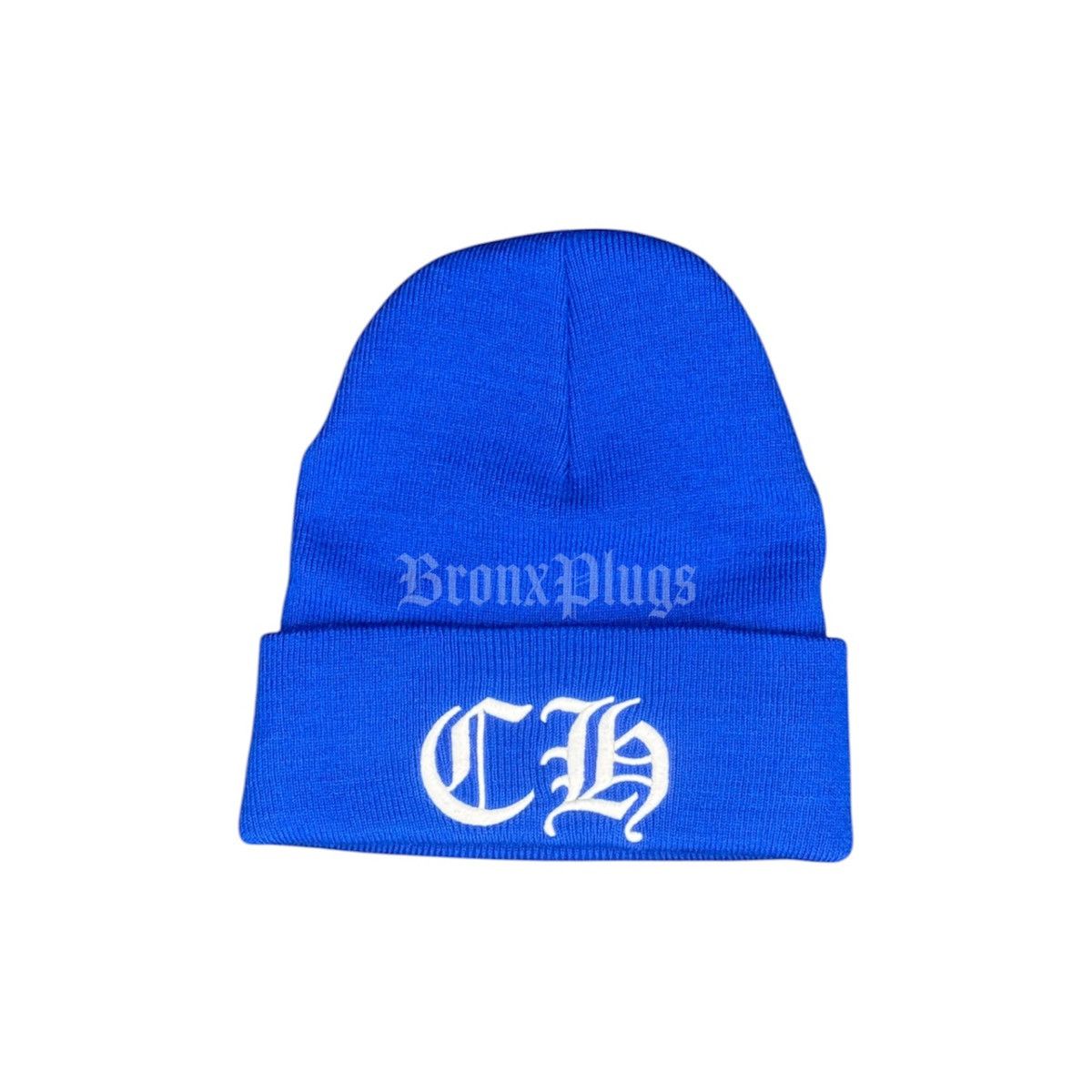 Chrome Hearts CH Embroidered Logo Watch Cap/Beanie (Blue) | Grailed