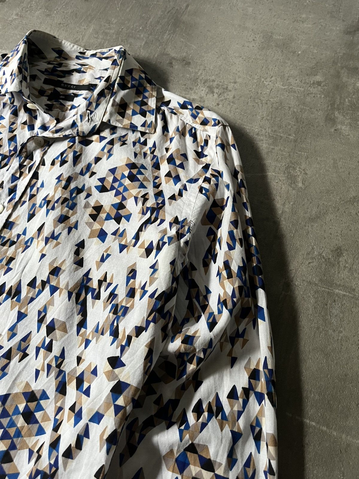 Gucci Gucci patterned cotton button up shirt multicolor Size US M / EU 48-50 / 2 - 6 Thumbnail