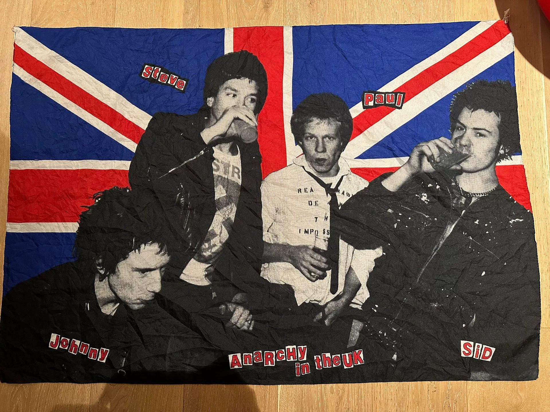 Malcolm McLaren Vintage Sex Pistols Punk Scarf Size ONE SIZE - 1 Thumbnail