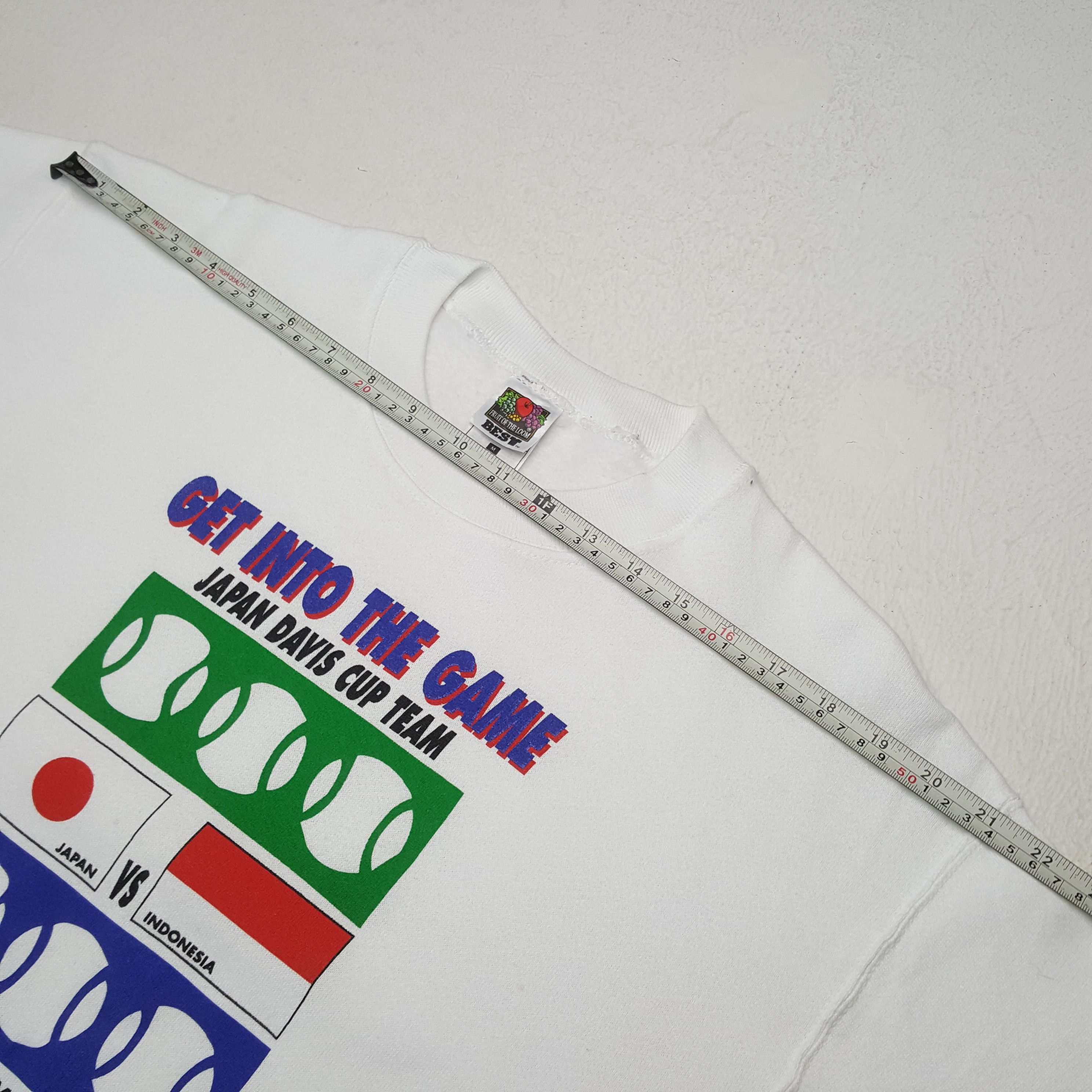 Vintage JAPAN DAVIS CUP TEAM Vintage Sweatshirt C287N32 Size US M / EU 48-50 / 2 - 6 Thumbnail